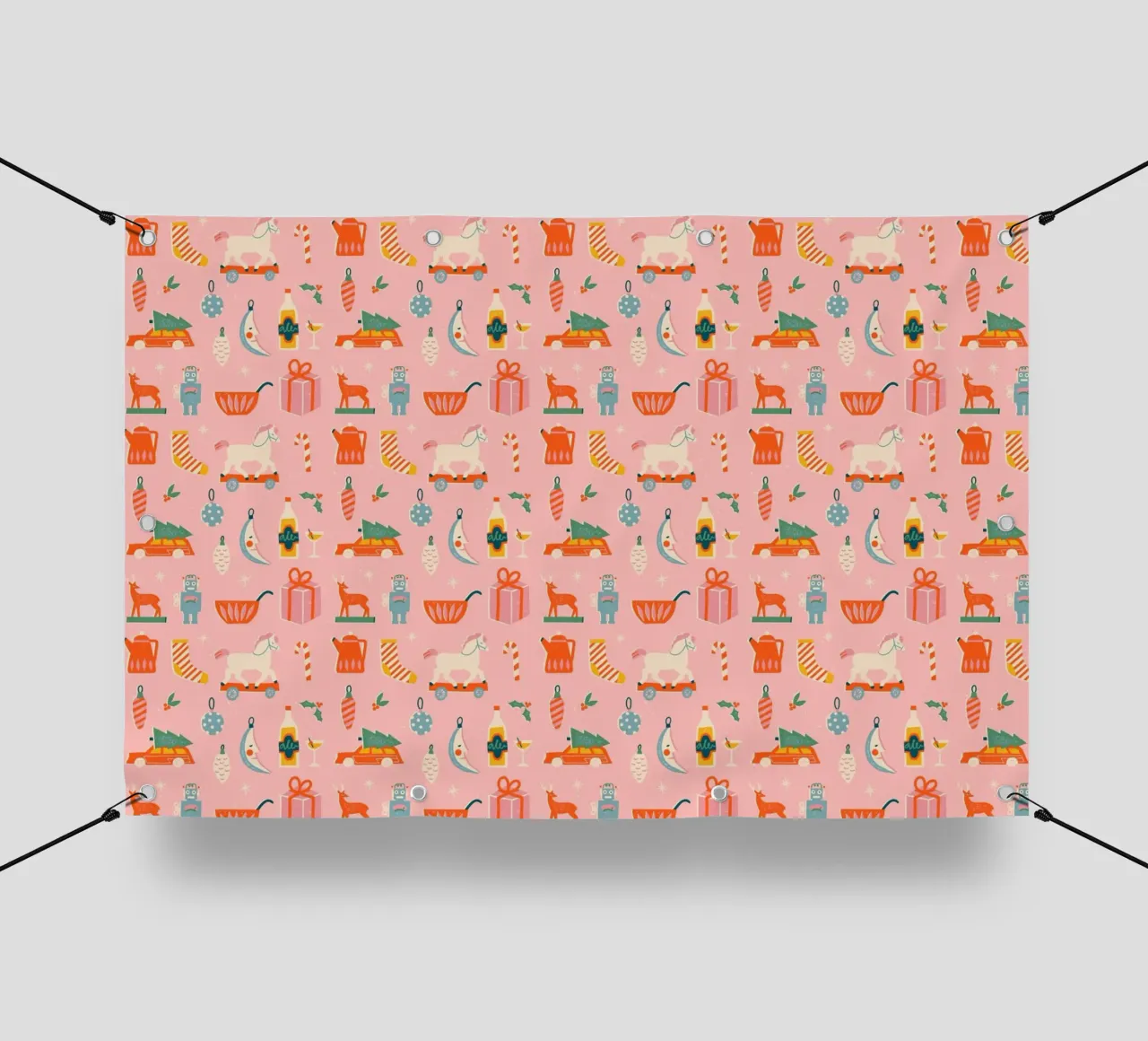 Christmas Pattern No 32 telo in pvc da treechild