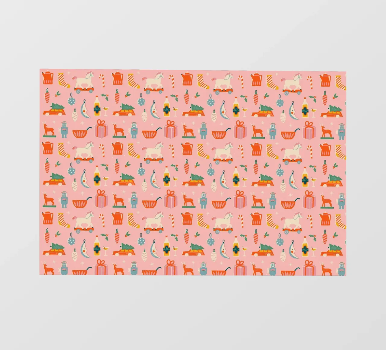 Christmas Pattern No 32 telo in pvc da treechild