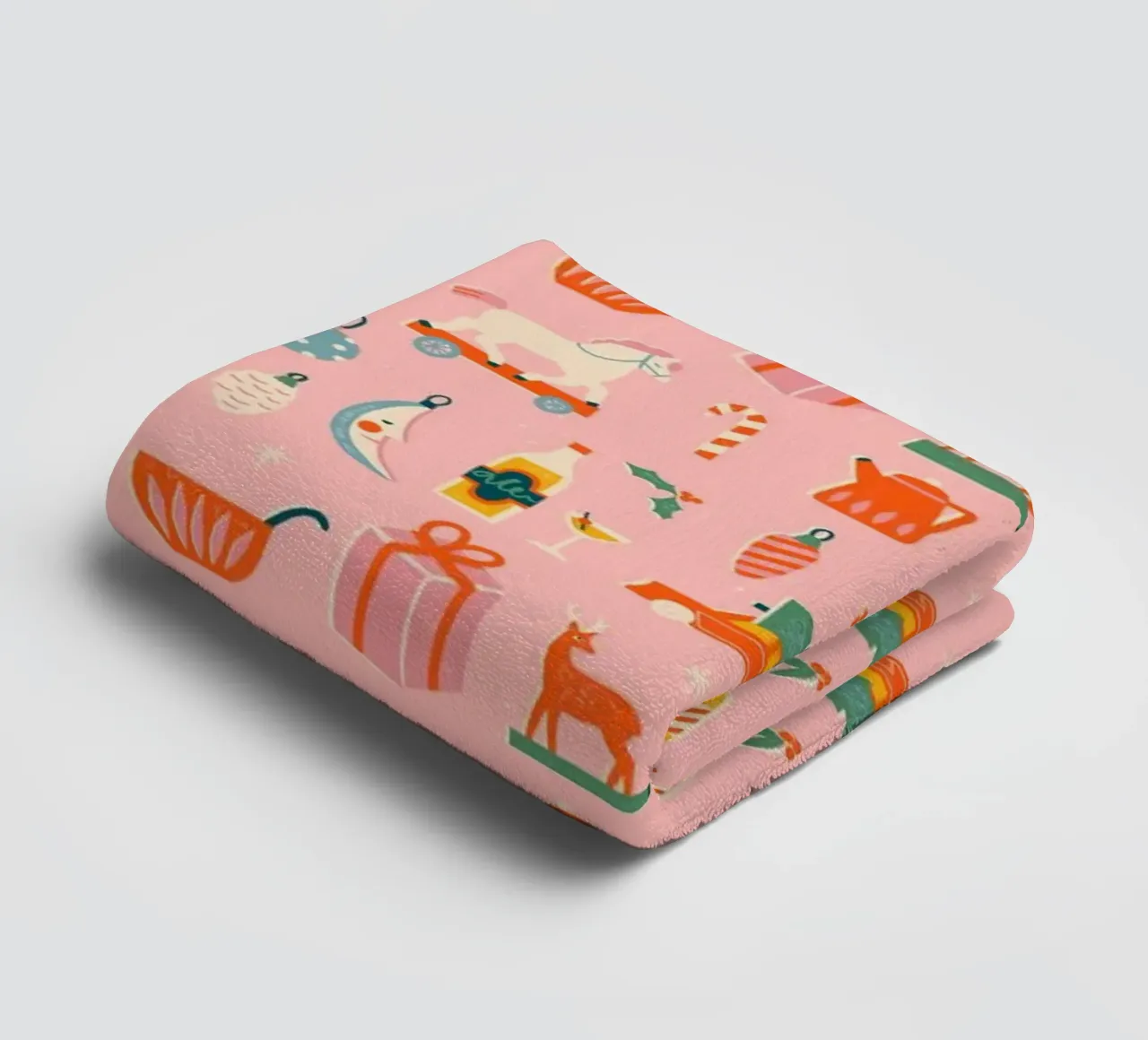 Christmas Pattern No 32 asciugamano da bagno da treechild