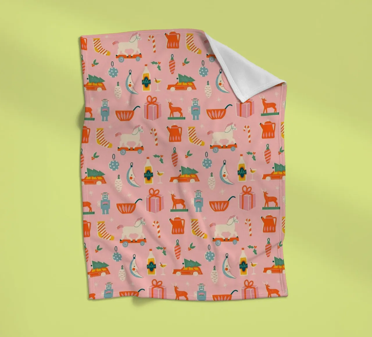 Christmas Pattern No 32 coperta in pile da treechild