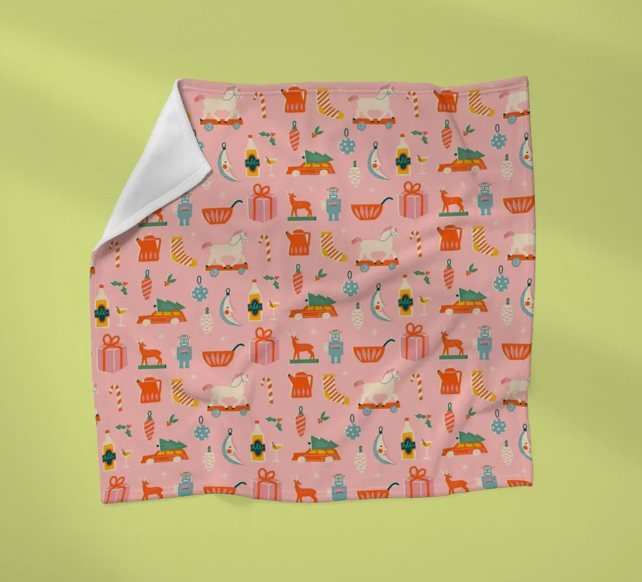 Christmas Pattern No 32 coperta in pile da treechild