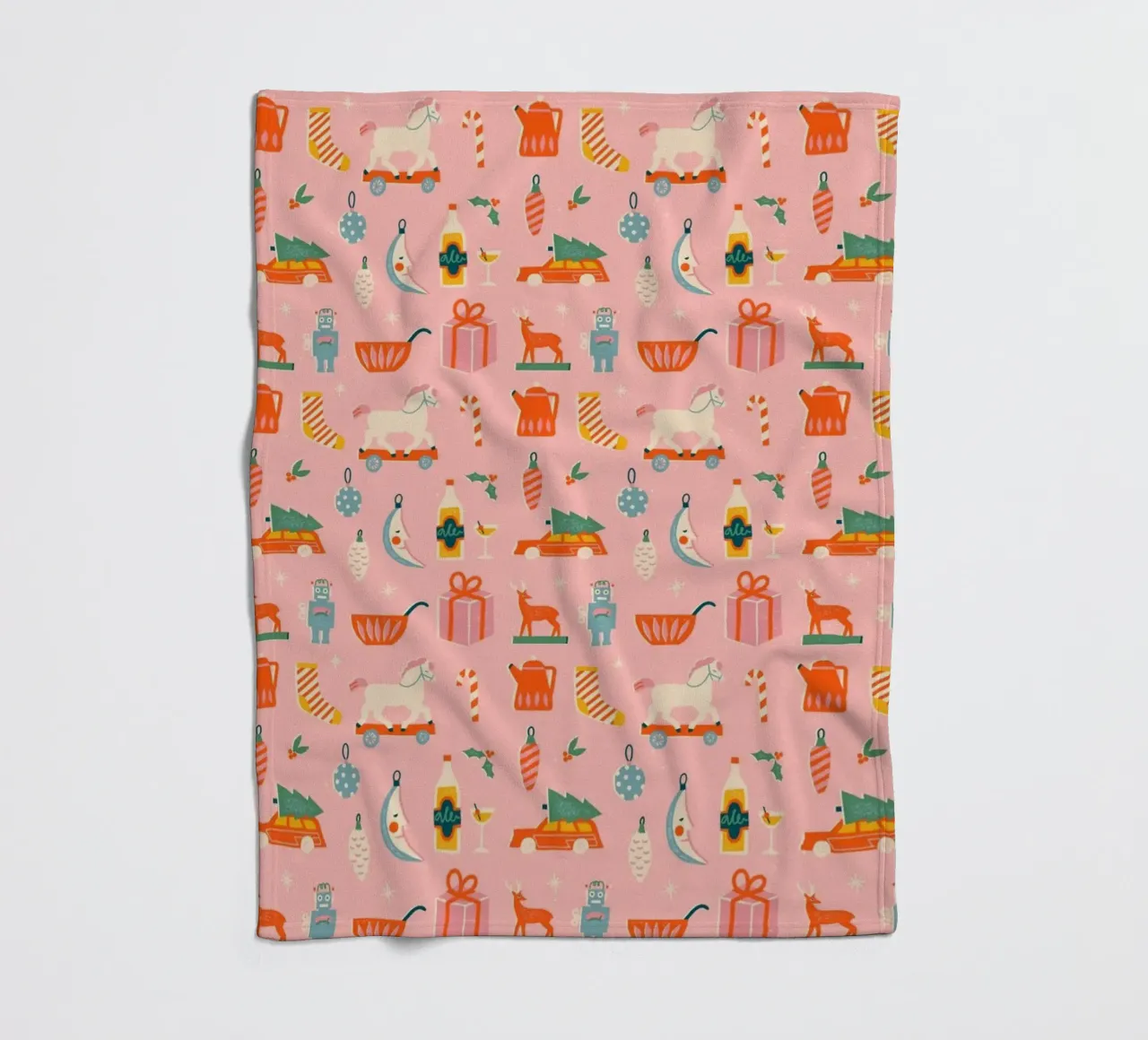Christmas Pattern No 32 coperta in pile da treechild