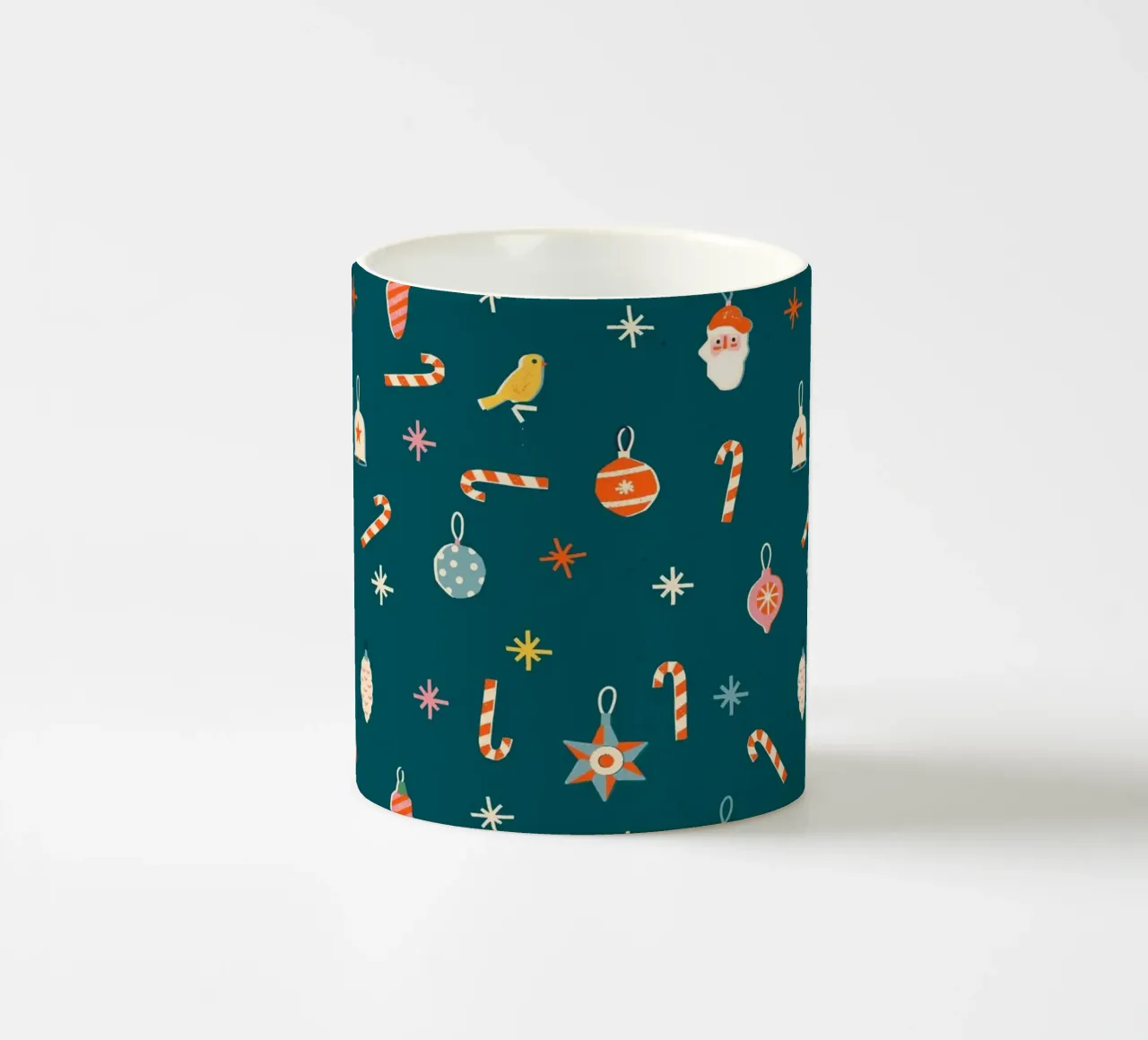 Christmas Pattern No 33 tazza in ceramica da treechild