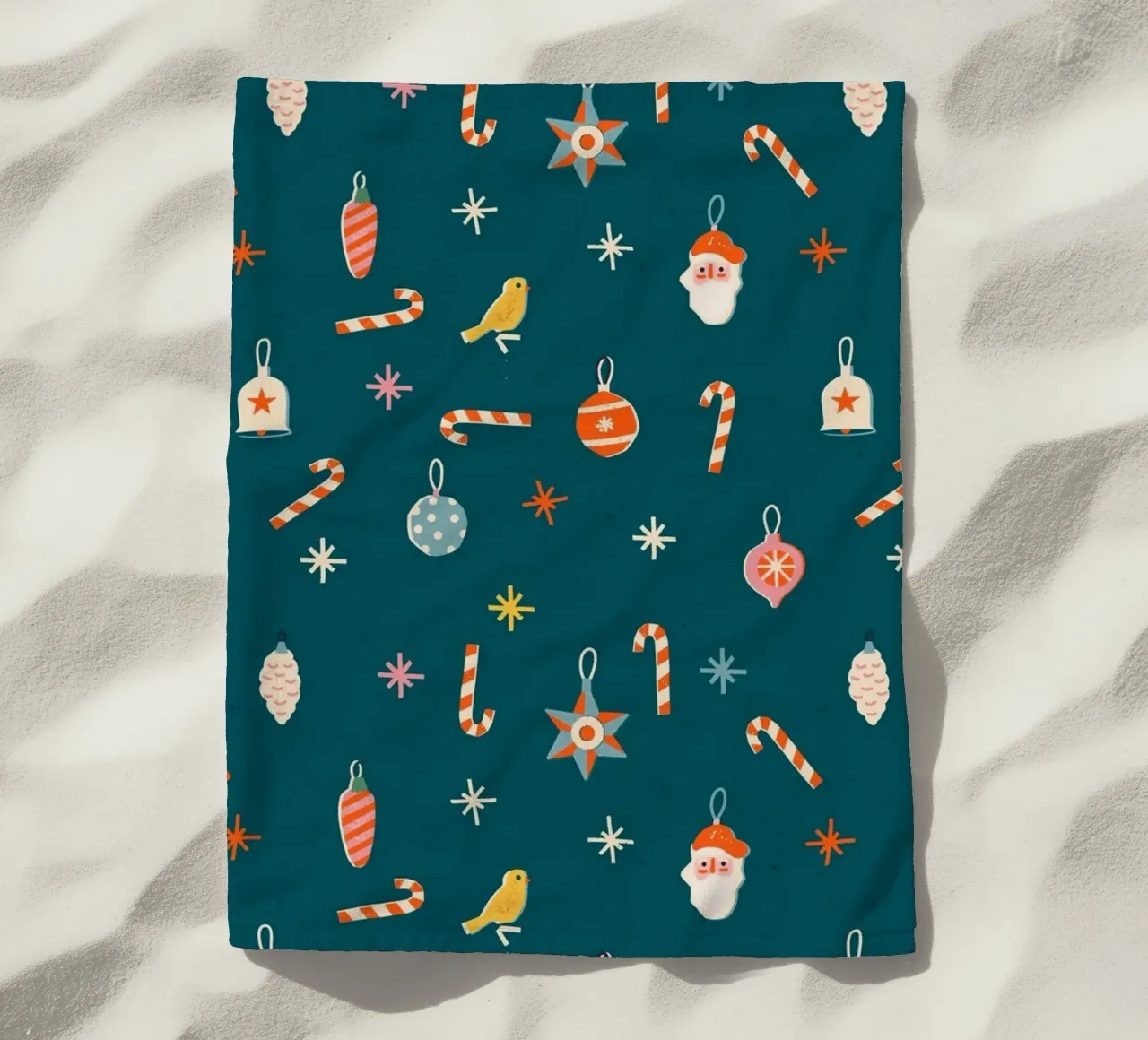 Christmas Pattern No 33 telo mare da treechild