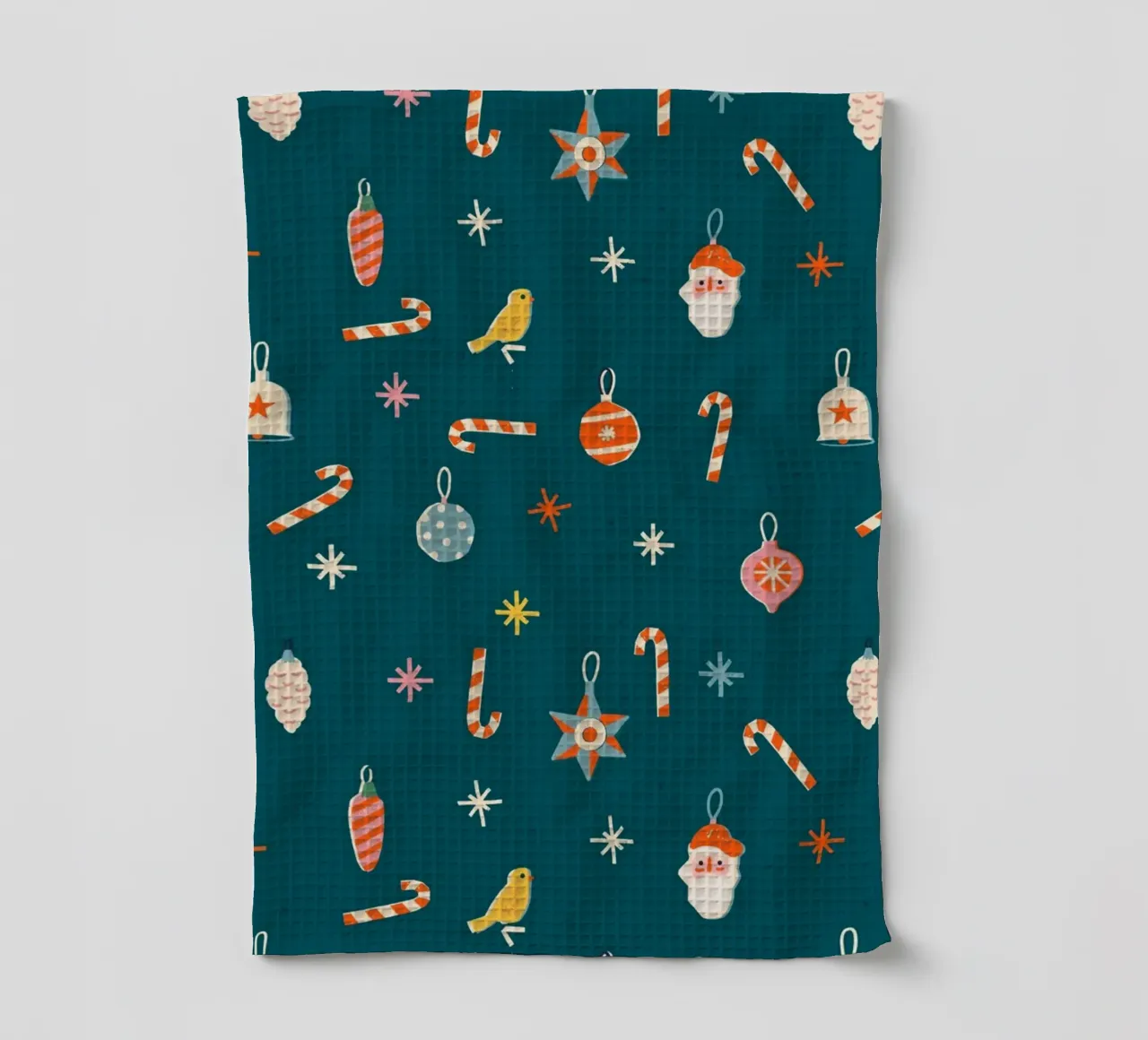 Christmas Pattern No 33 canovaccio da cucina da treechild