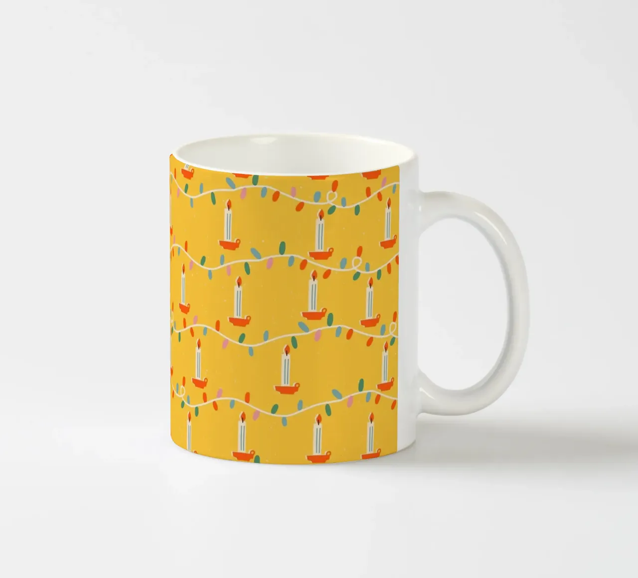 Christmas Pattern No 34 tazza in ceramica da treechild