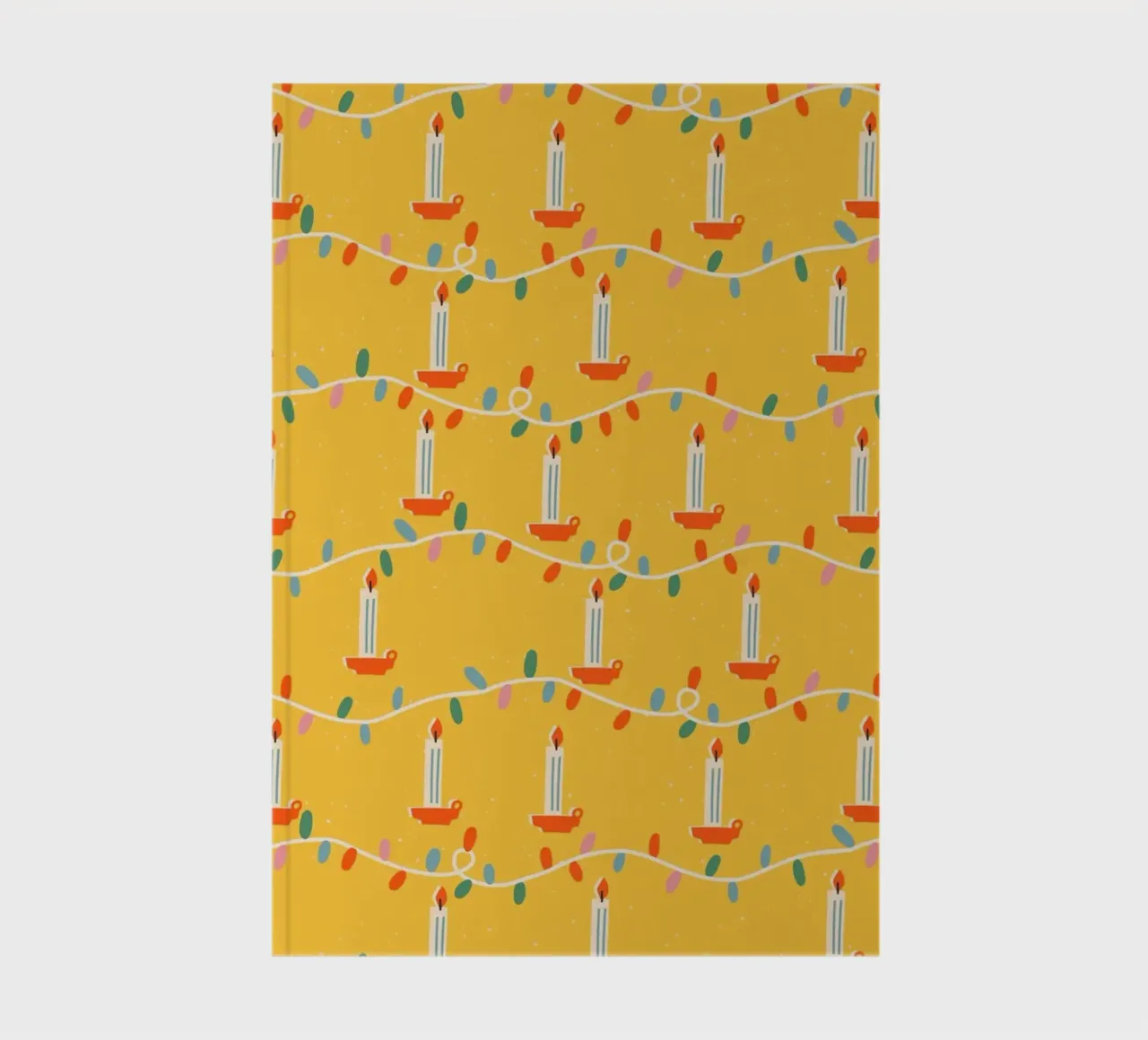 Christmas Pattern No 34 notebook by treechild