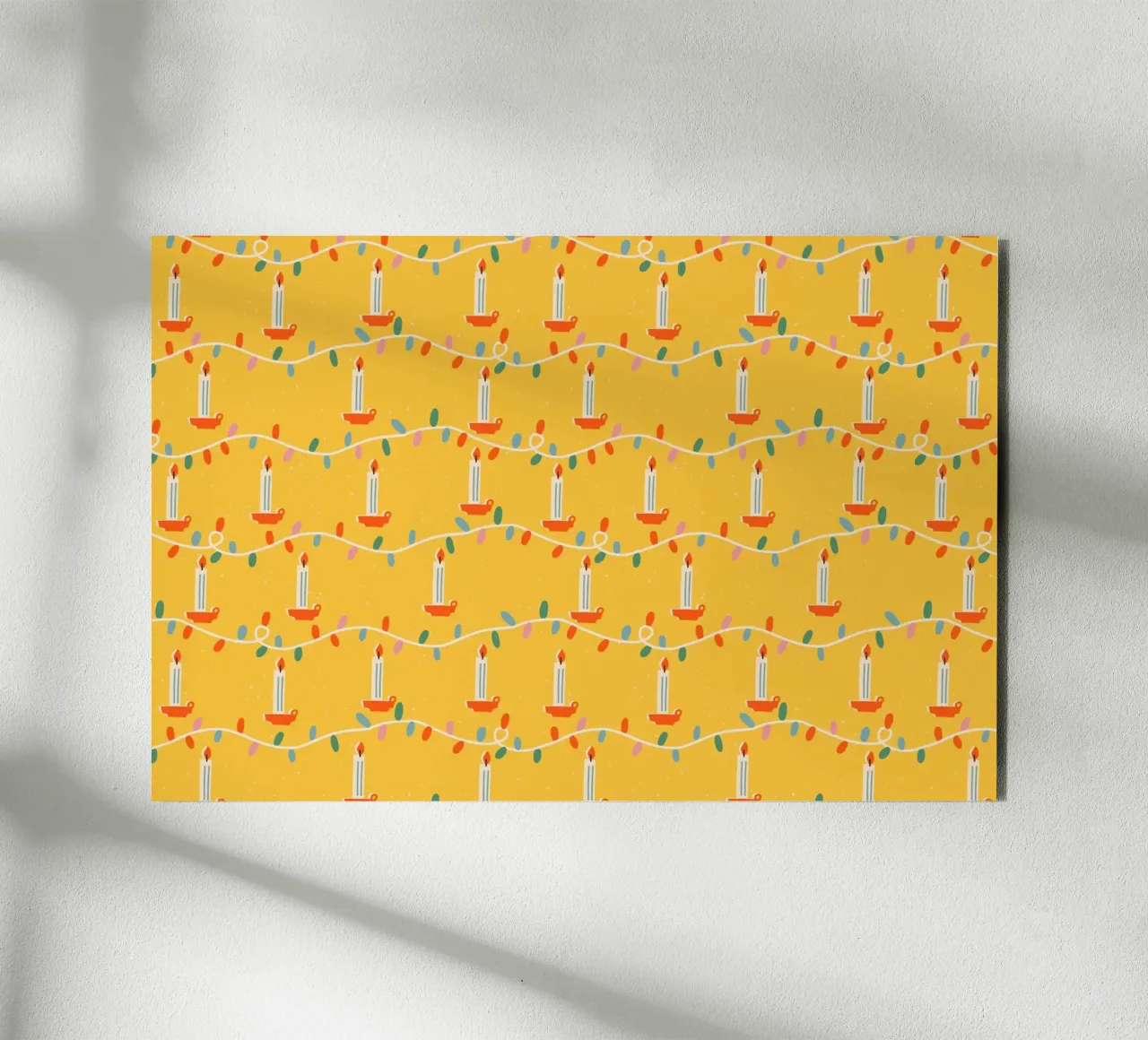 Christmas Pattern No 34 alluminio dibond da treechild