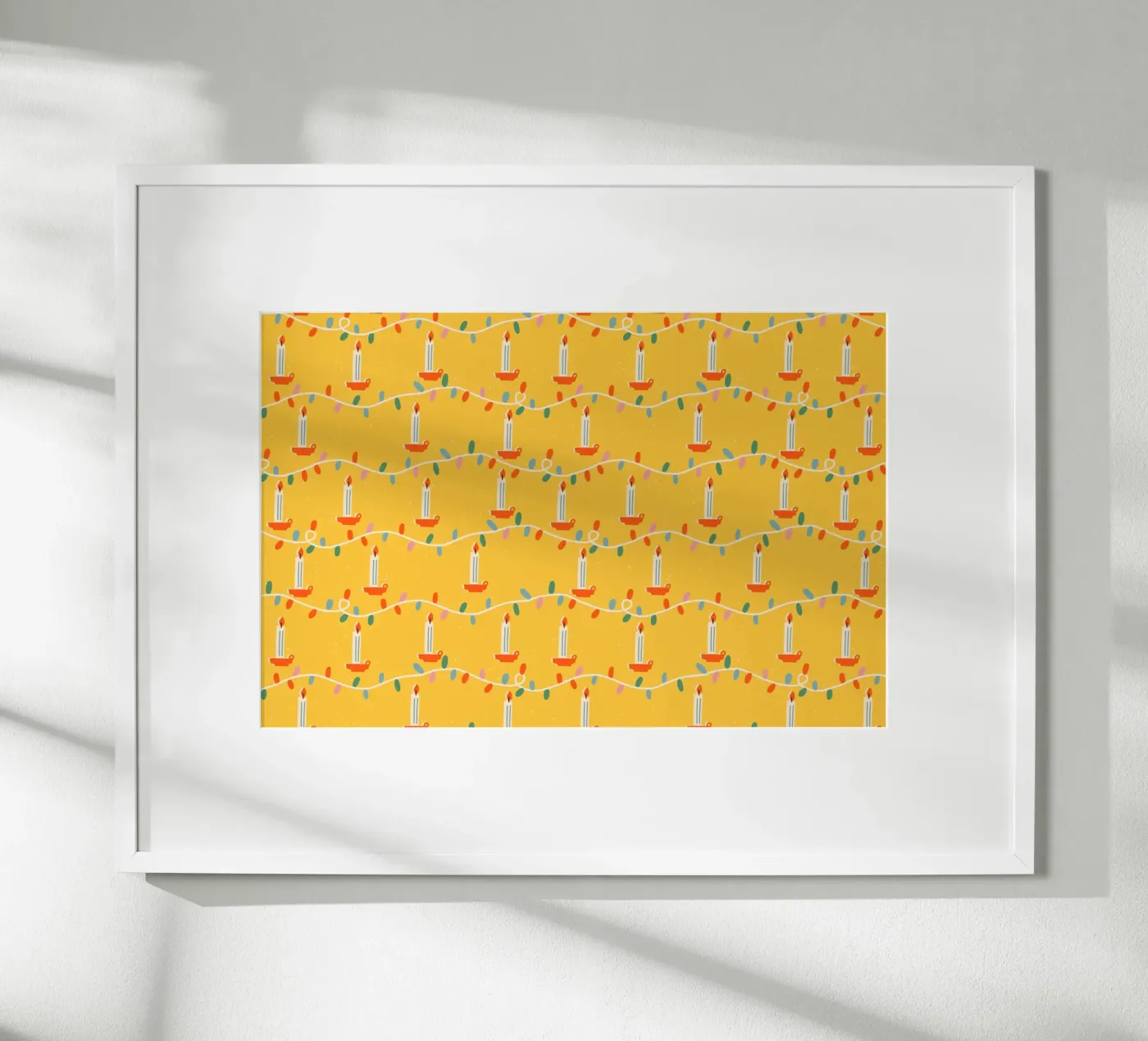 Christmas Pattern No 34 poster da treechild