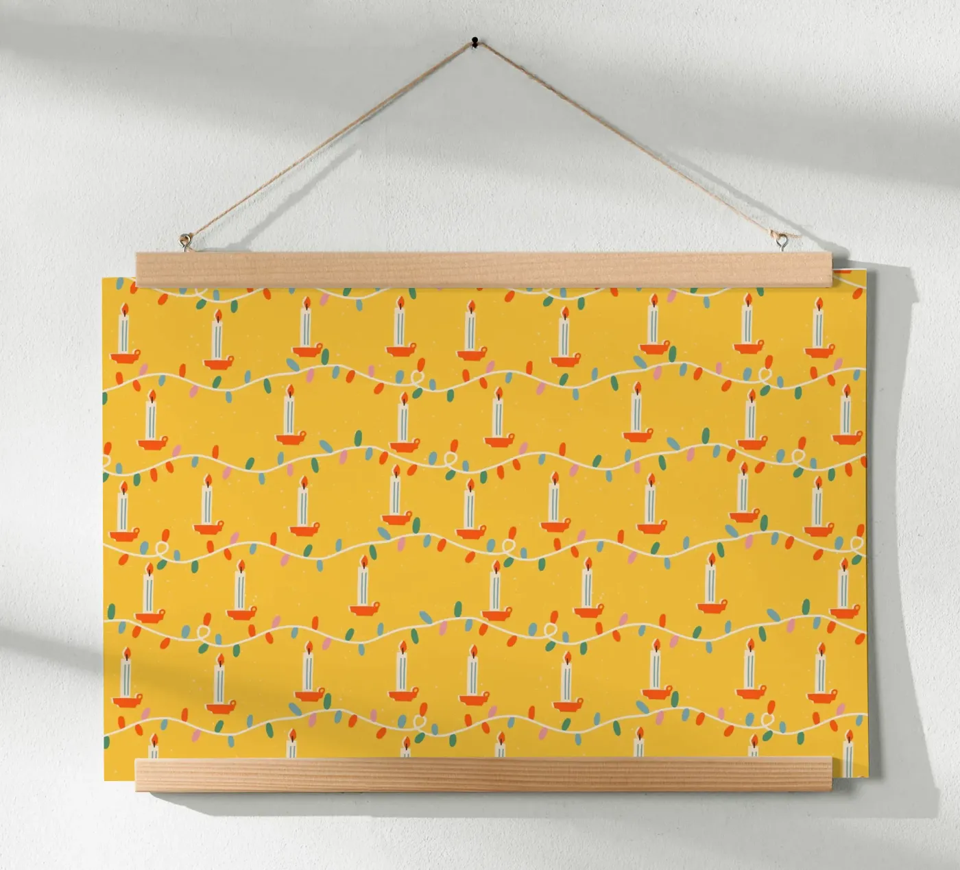 Christmas Pattern No 34 poster da treechild