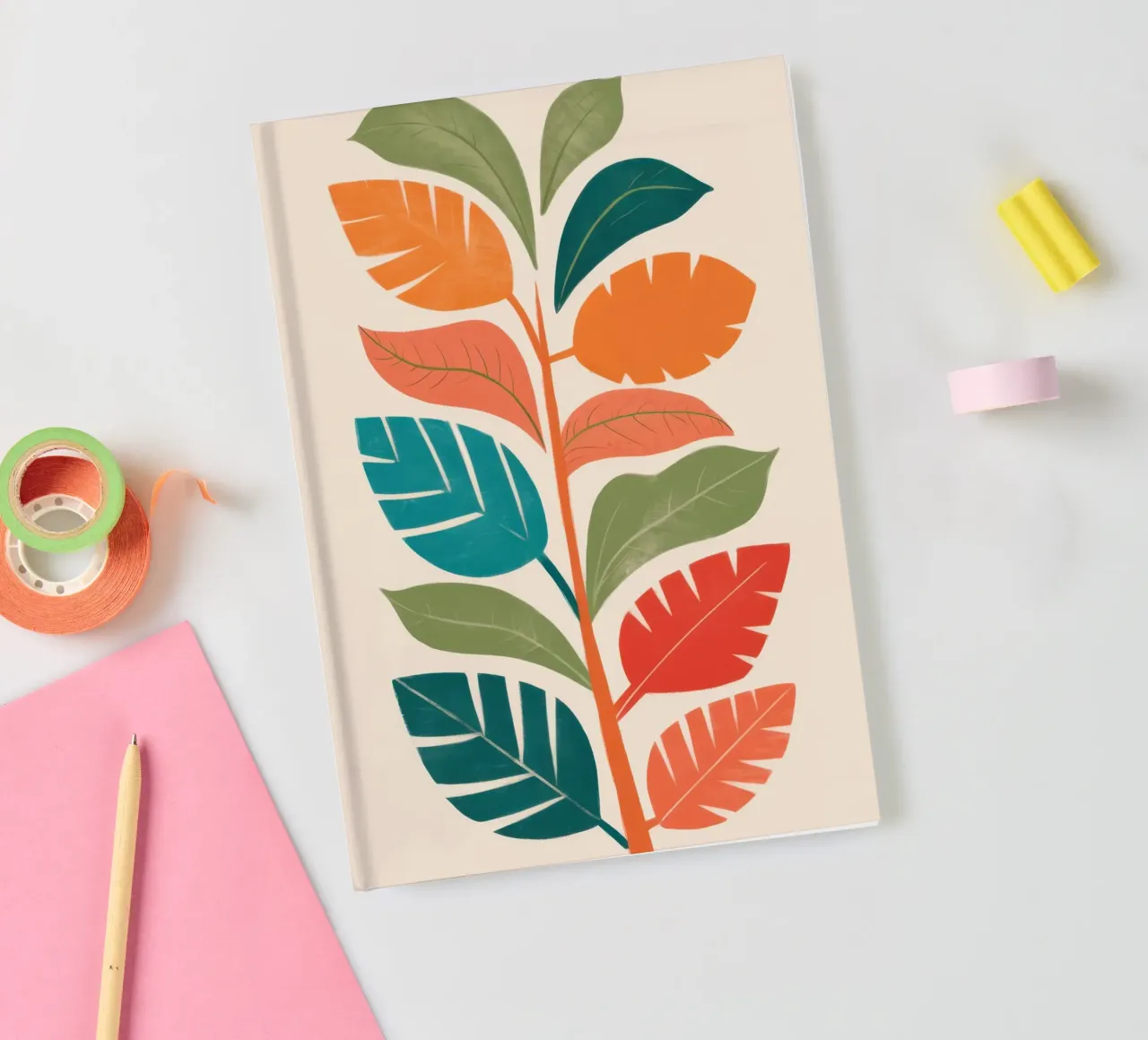 Autumn Cascade Branch notebook by Selene Shade