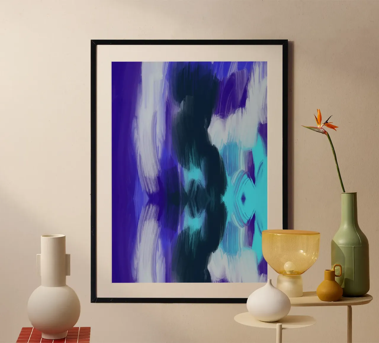 Soft Murmurs poster con telaio in plastica da RS LAB STUDIO