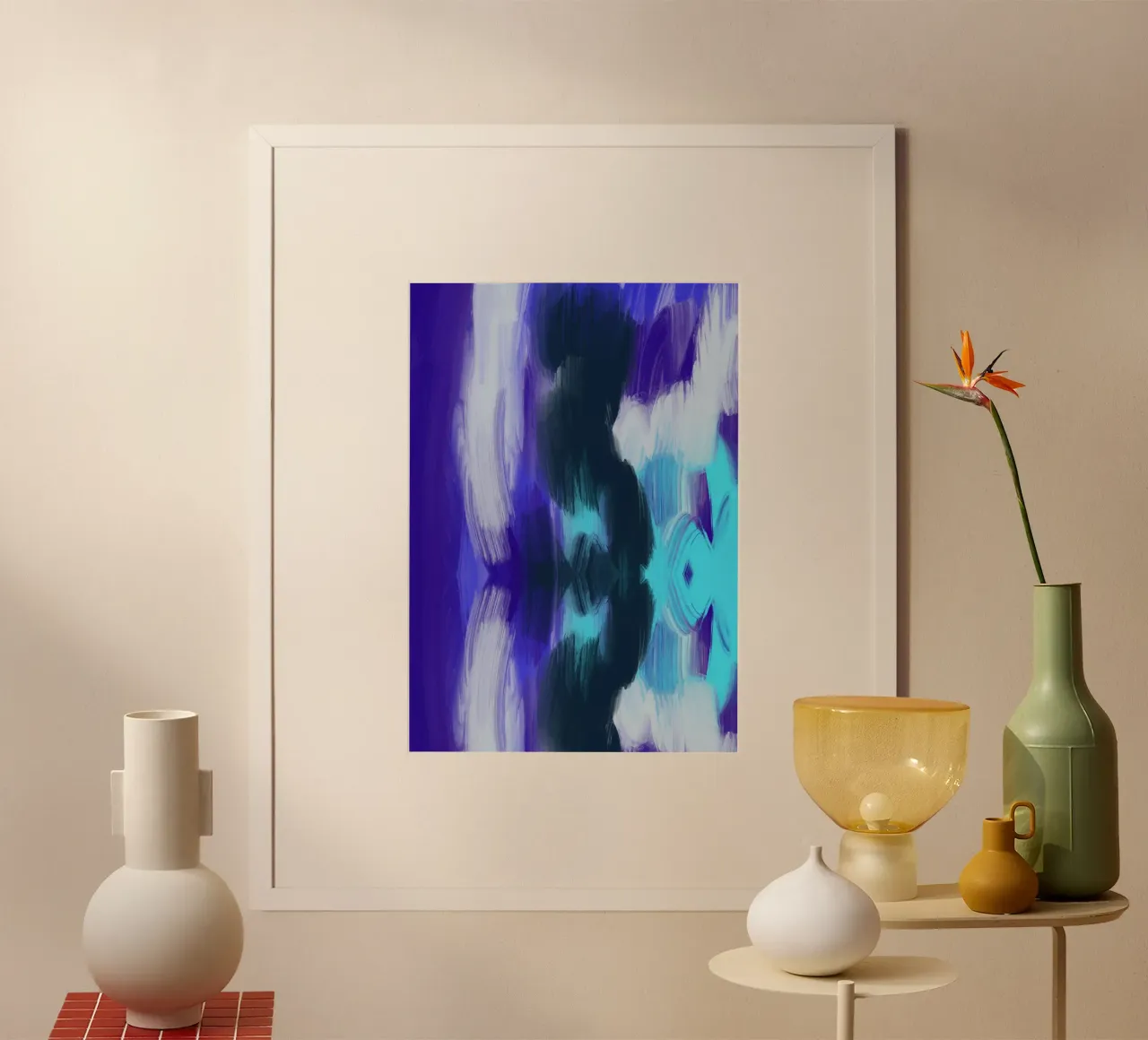 Soft Murmurs poster con telaio in plastica da RS LAB STUDIO