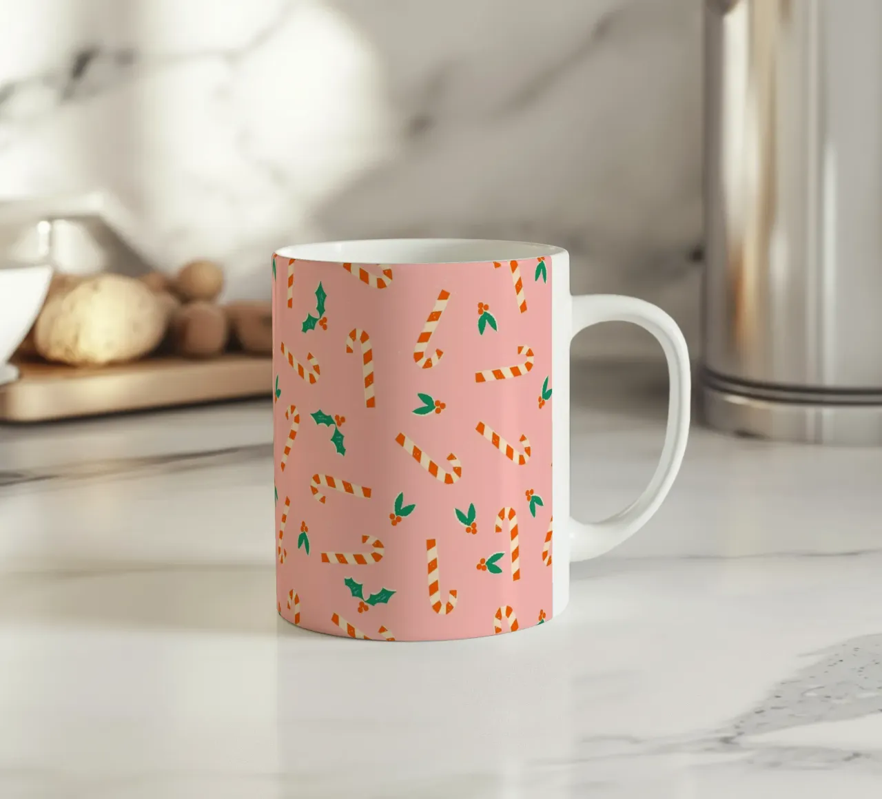 Christmas Pattern No 35 tazza in ceramica da treechild