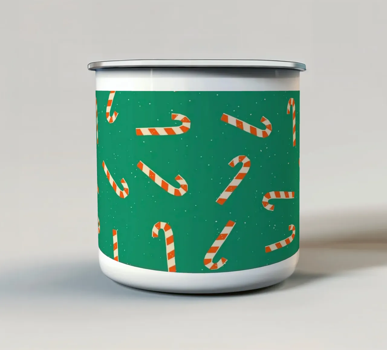 Christmas Pattern No 36 tazza in smalto da treechild