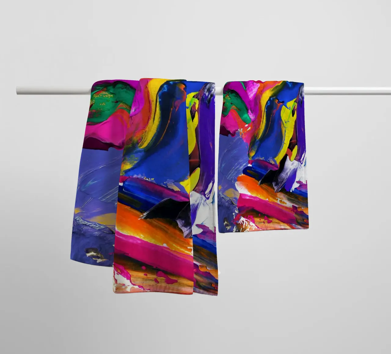 Echoes in Color asciugamano da bagno da RS LAB STUDIO