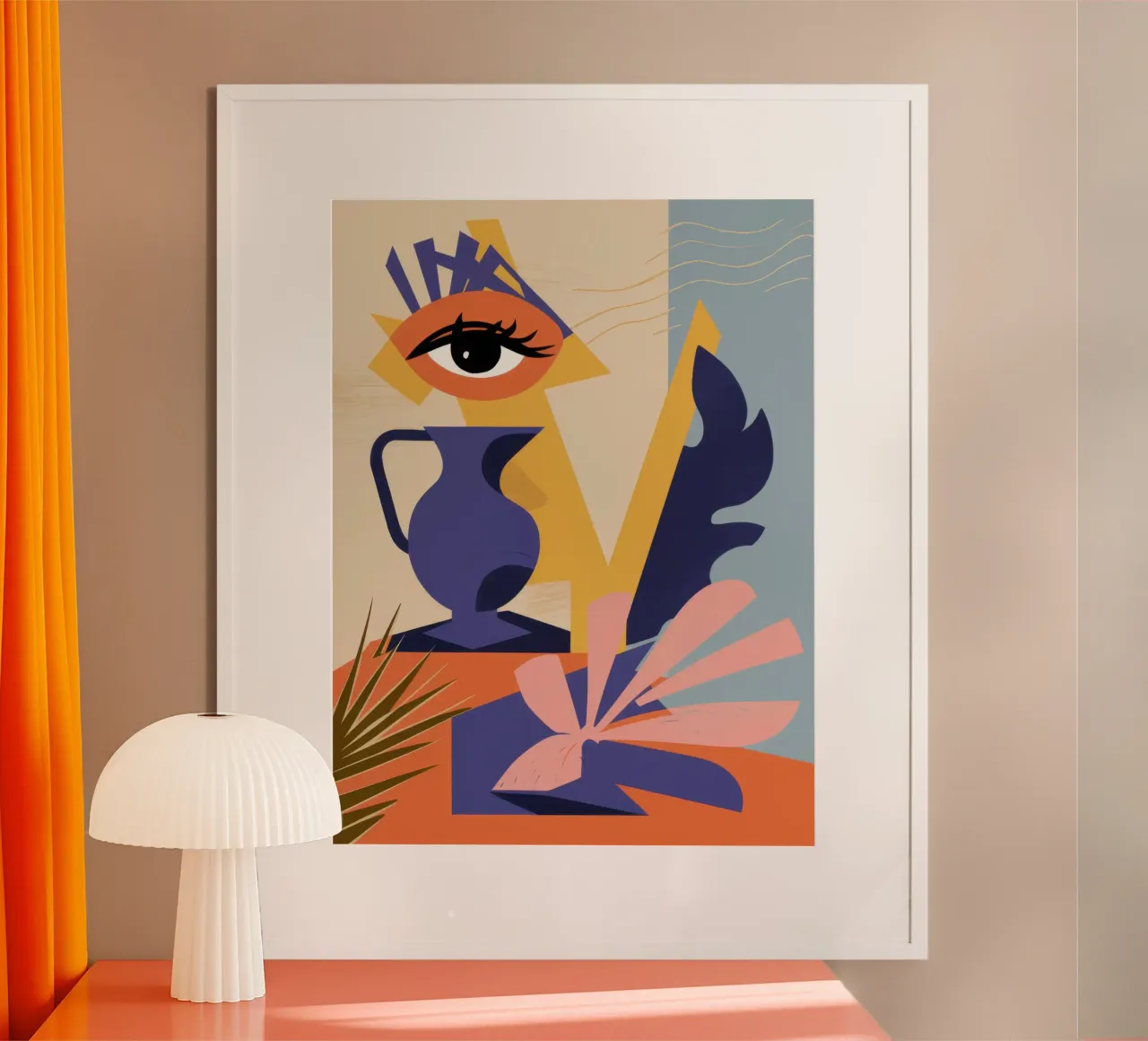 Mystiek Oog Abstract poster van Gaia Viesta