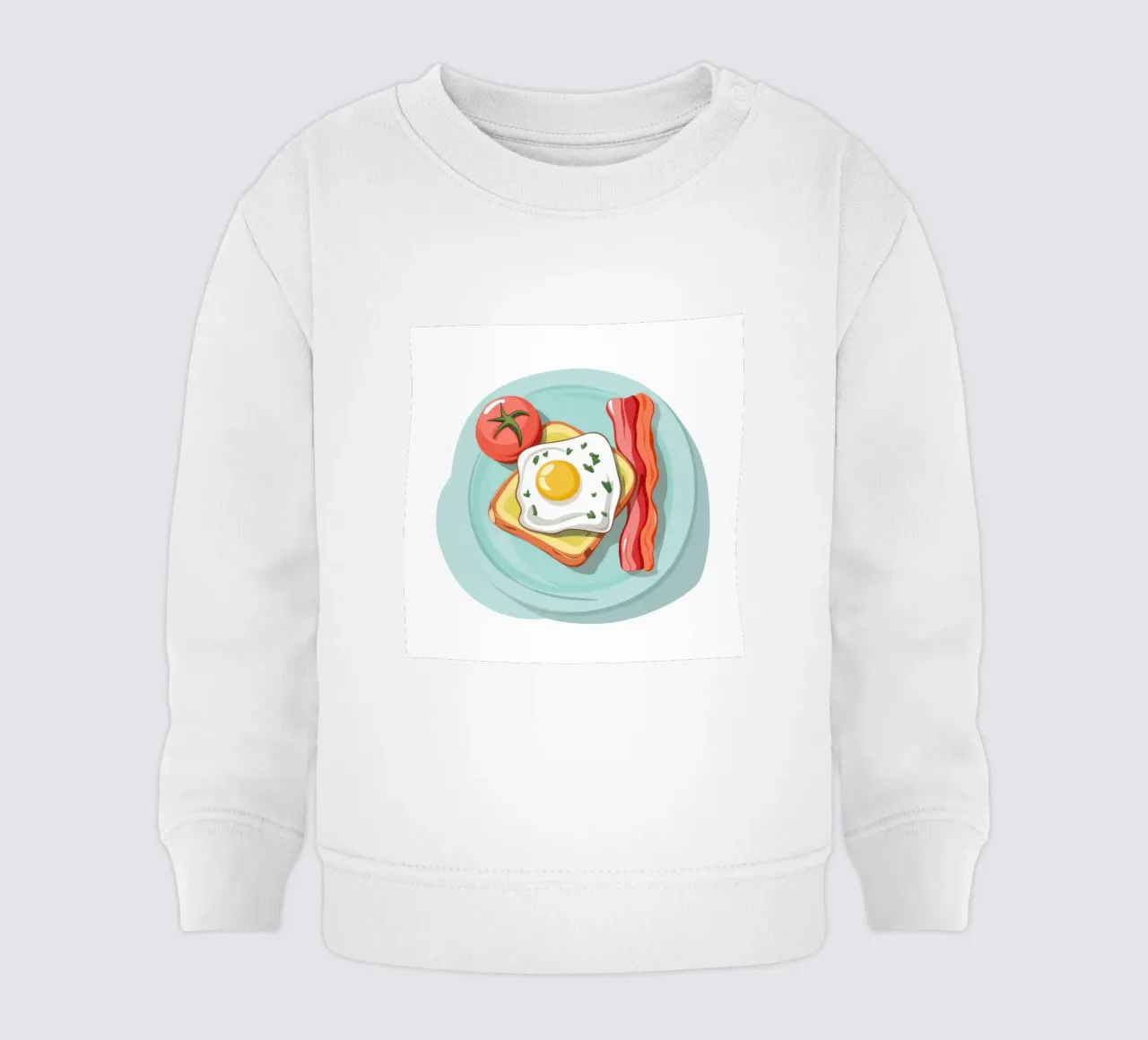 Piatto classico del mattino felpa neonato da Selene Shade