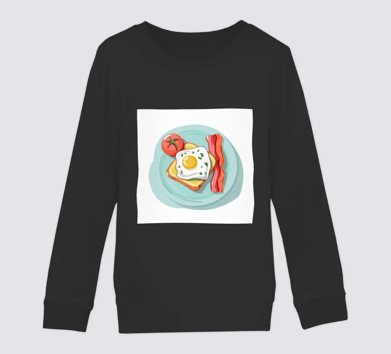 Piatto classico del mattino felpa bambino da Selene Shade