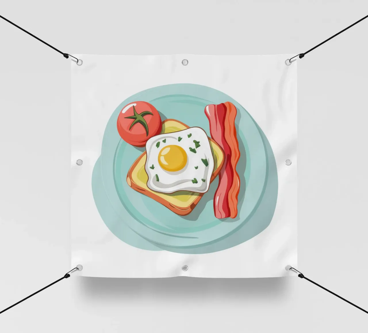 Piatto classico del mattino telo in pvc da Selene Shade