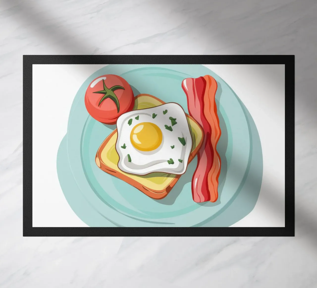 Piatto classico del mattino zerbino da Selene Shade