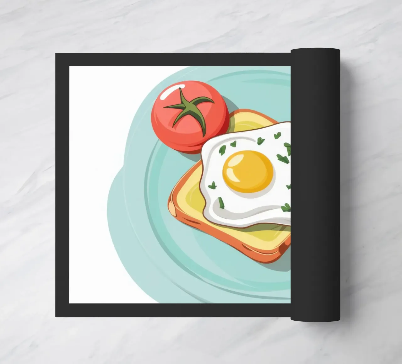 Piatto classico del mattino zerbino da Selene Shade