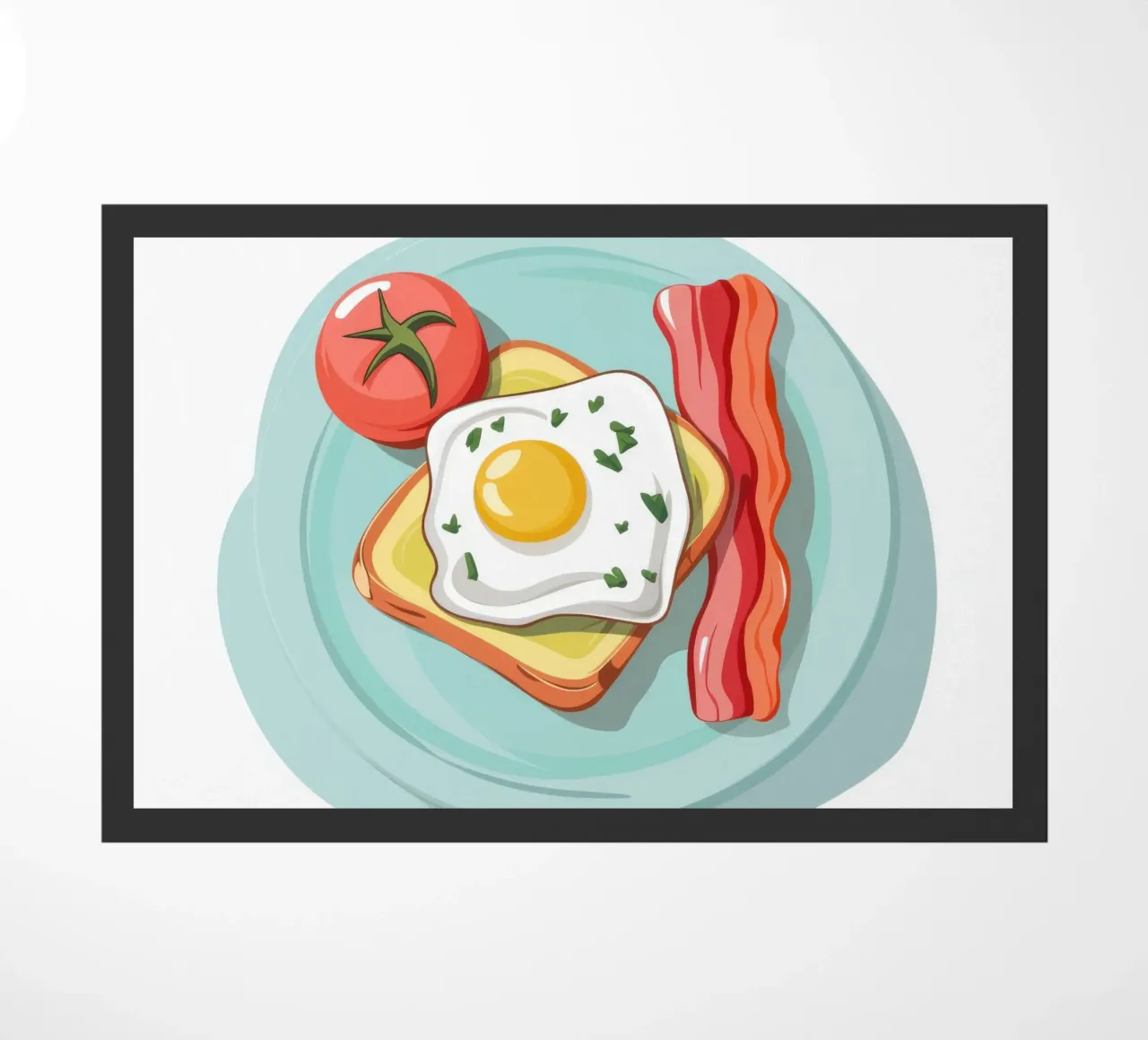 Piatto classico del mattino zerbino da Selene Shade