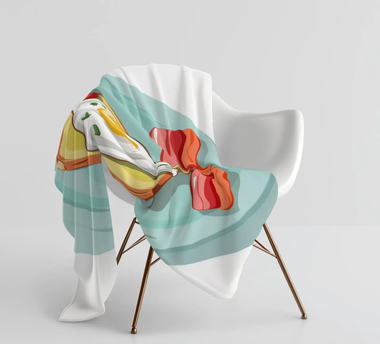 Piatto classico del mattino coperta in pile da Selene Shade