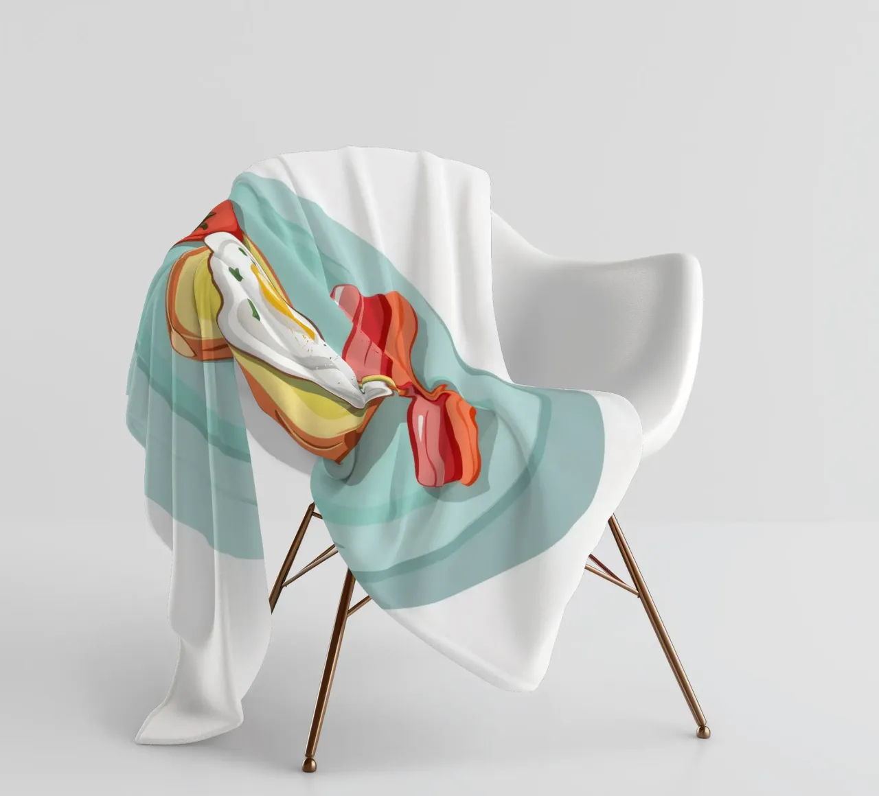 Piatto classico del mattino coperta in pile da Selene Shade