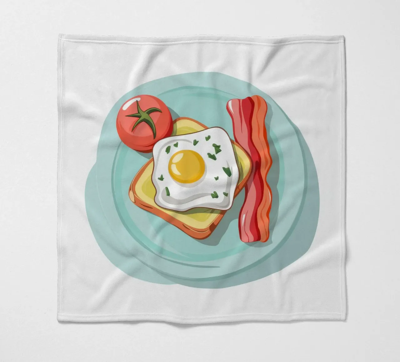 Piatto classico del mattino coperta in pile da Selene Shade