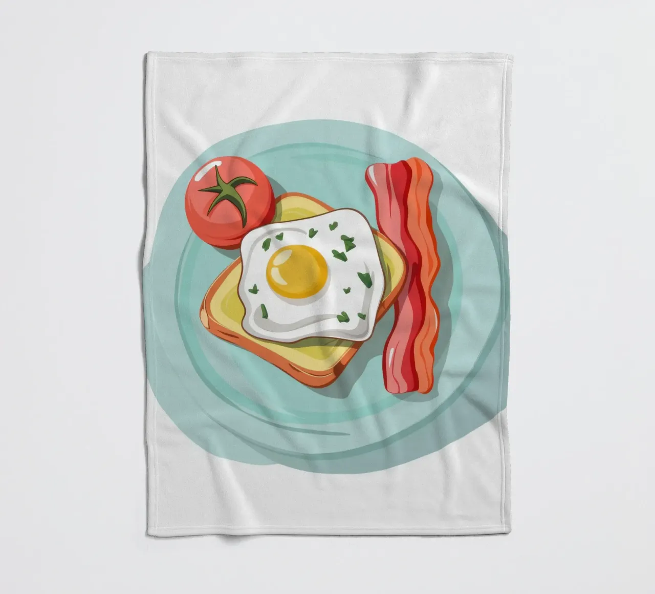 Piatto classico del mattino coperta in pile da Selene Shade