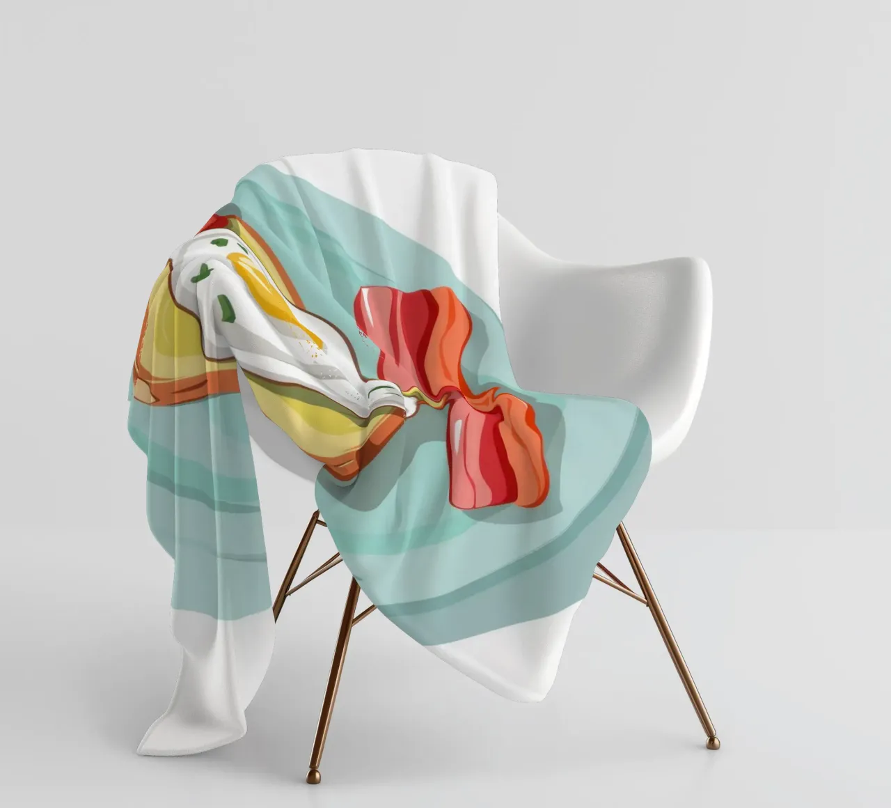 Piatto classico del mattino coperta in pile da Selene Shade