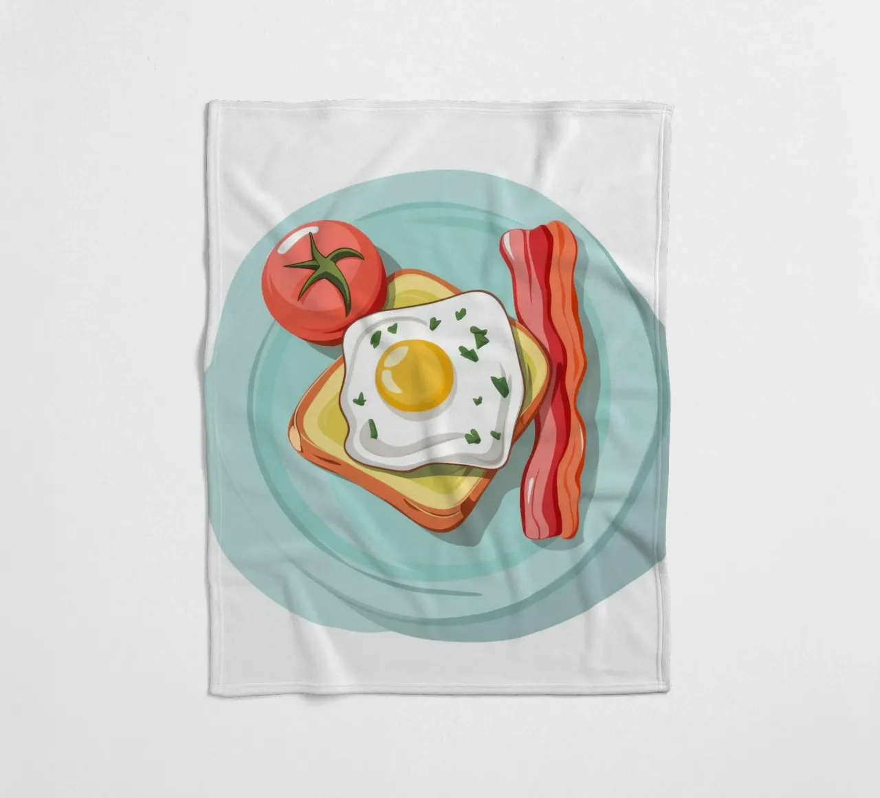 Piatto classico del mattino coperta in pile da Selene Shade