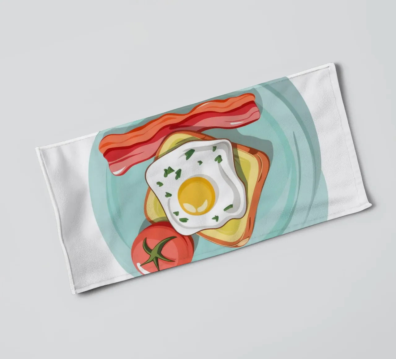 Piatto classico del mattino asciugamano da bagno da Selene Shade