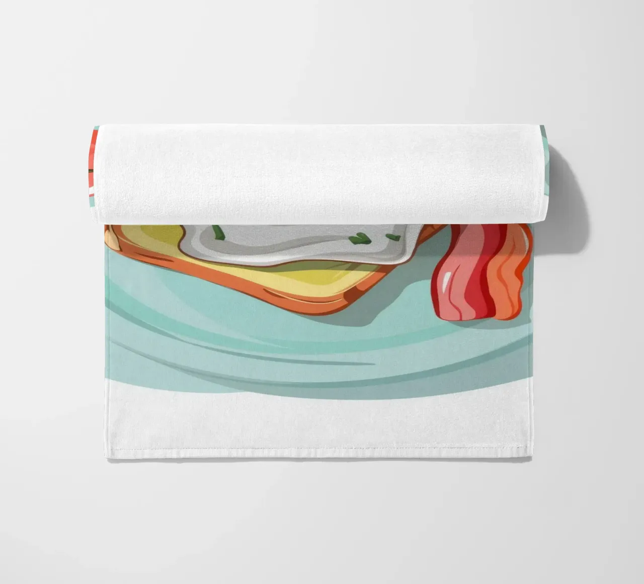 Piatto classico del mattino telo mare da Selene Shade