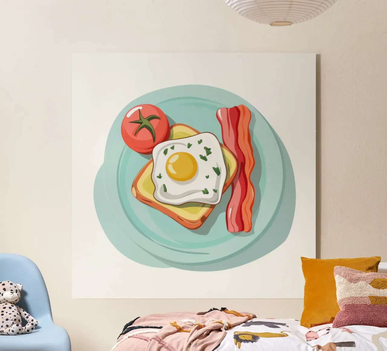 Piatto classico del mattino plexiglass da Selene Shade