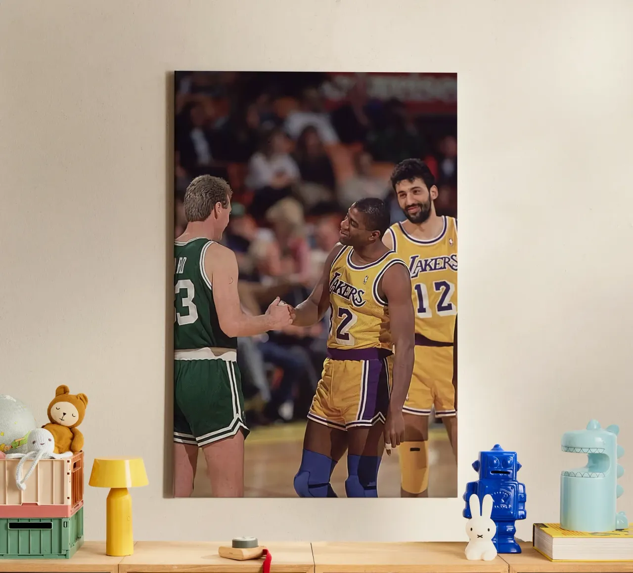 All Stars Game 80s tela con Cornice a cassetta da FAKE ARTWORK STORE