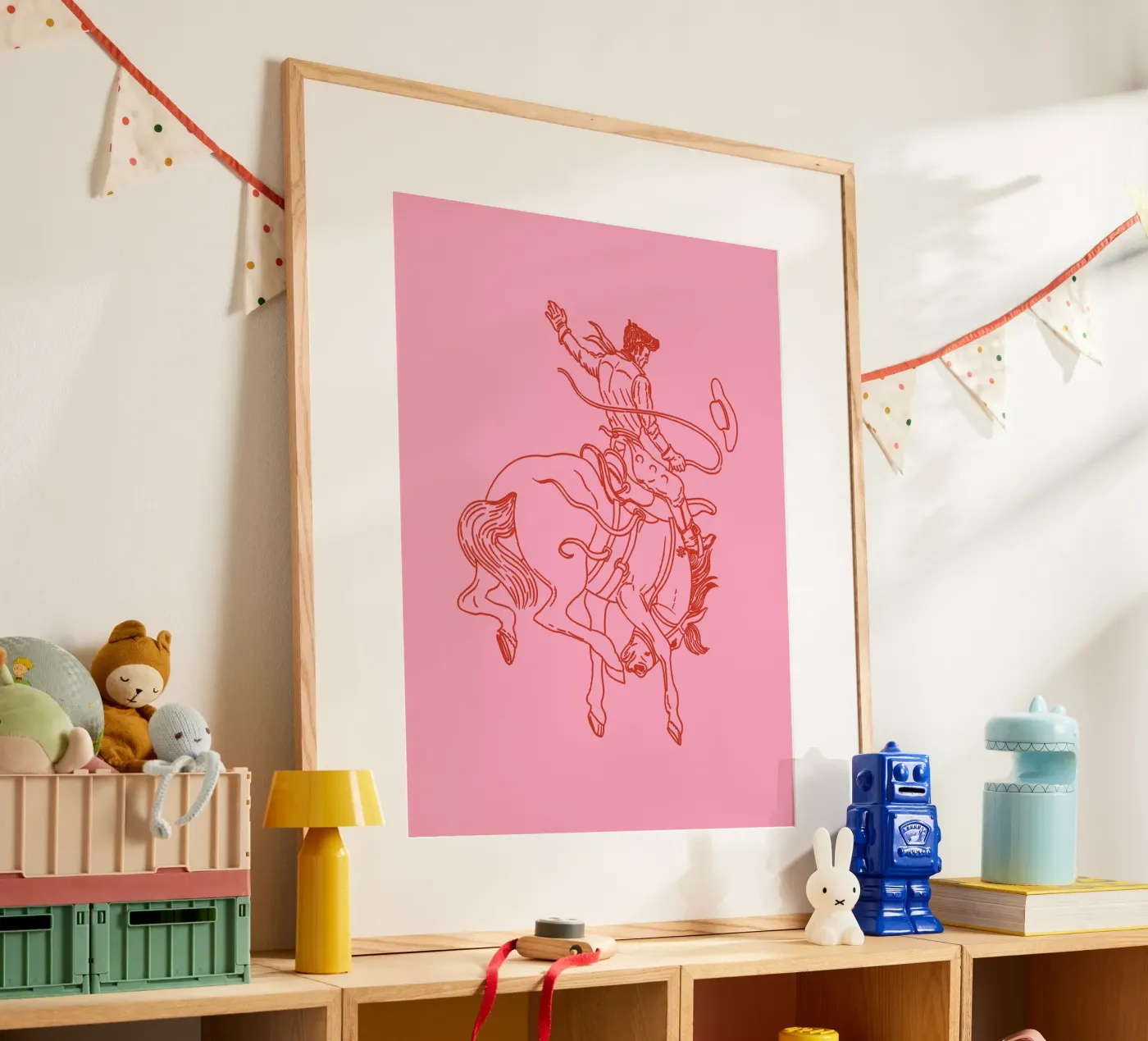 HeeHaw poster by Asha Designs