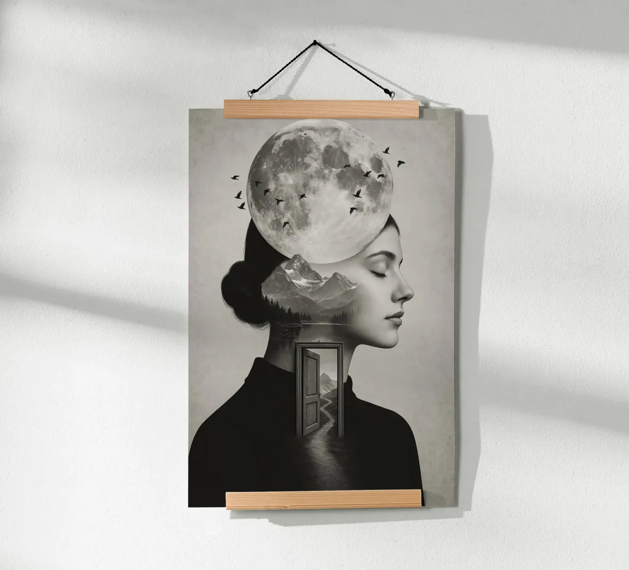 Dreamtopia poster con telaio in plastica da treechild