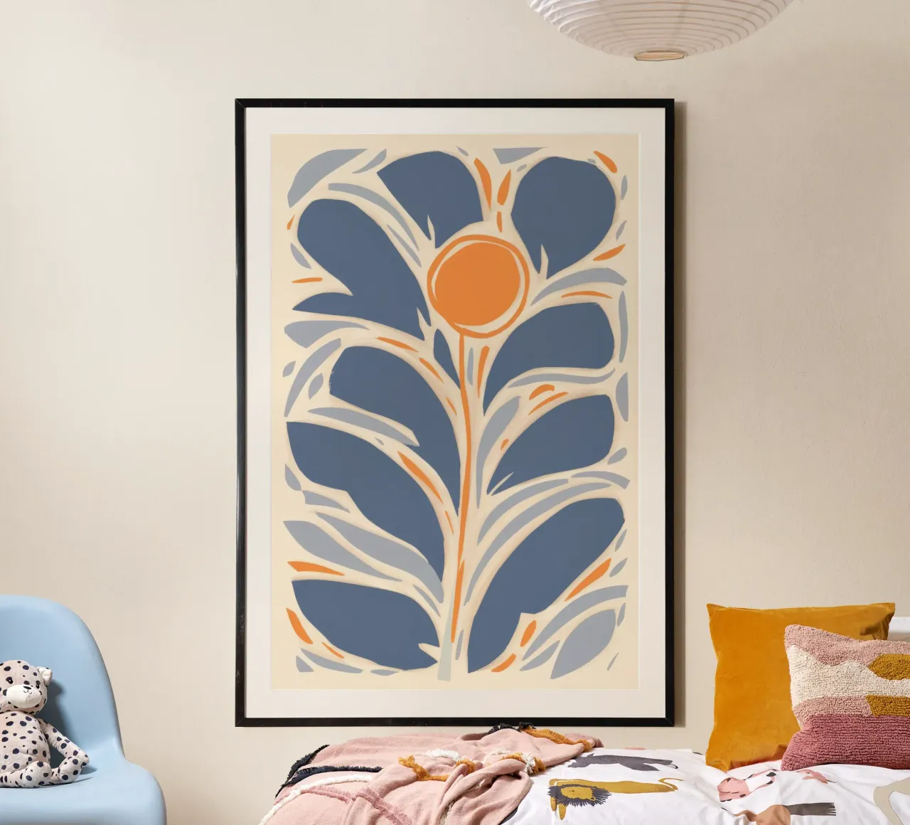 Fiore solare semplice poster da Mark Solaria