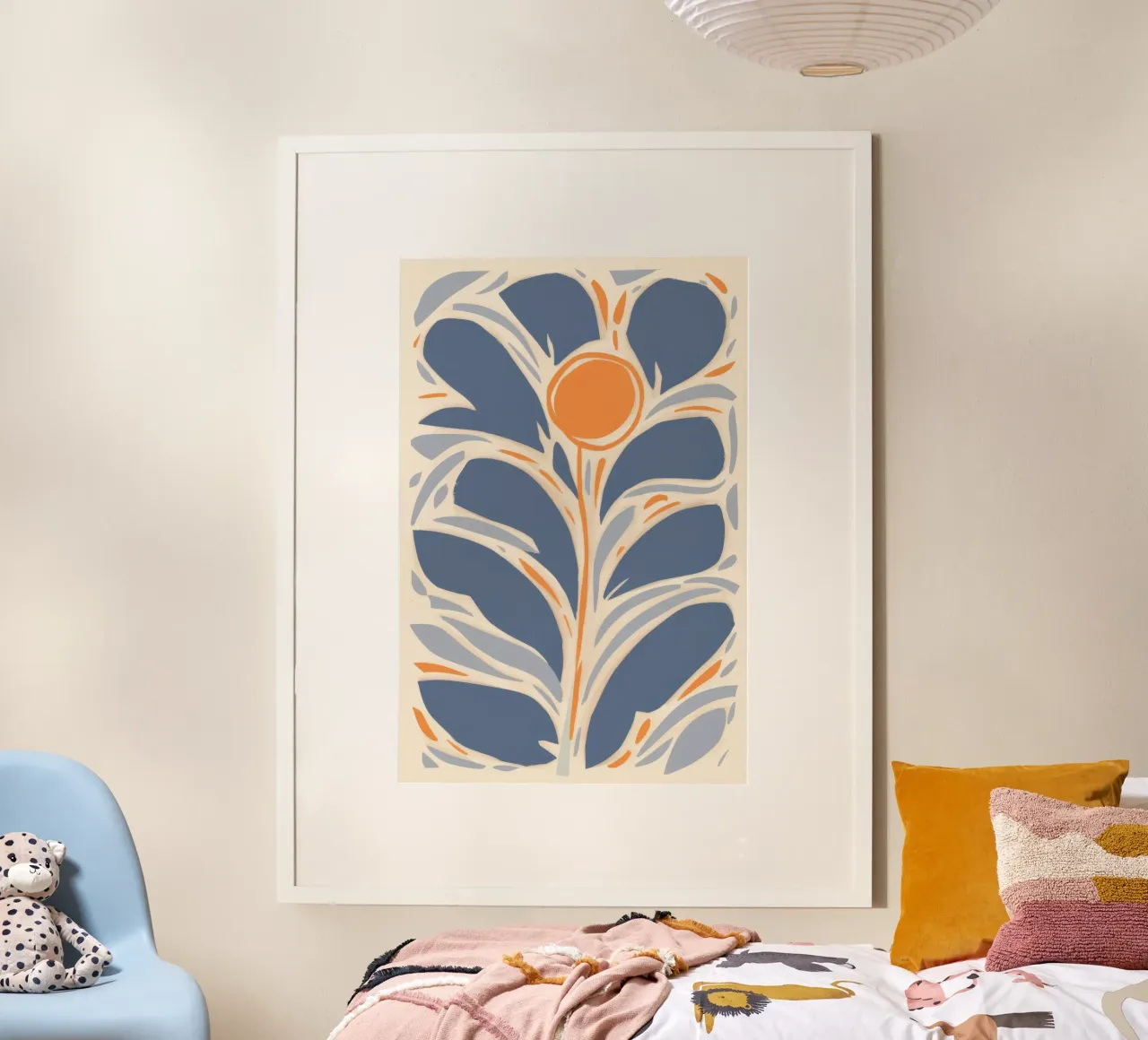 Fiore solare semplice poster da Mark Solaria