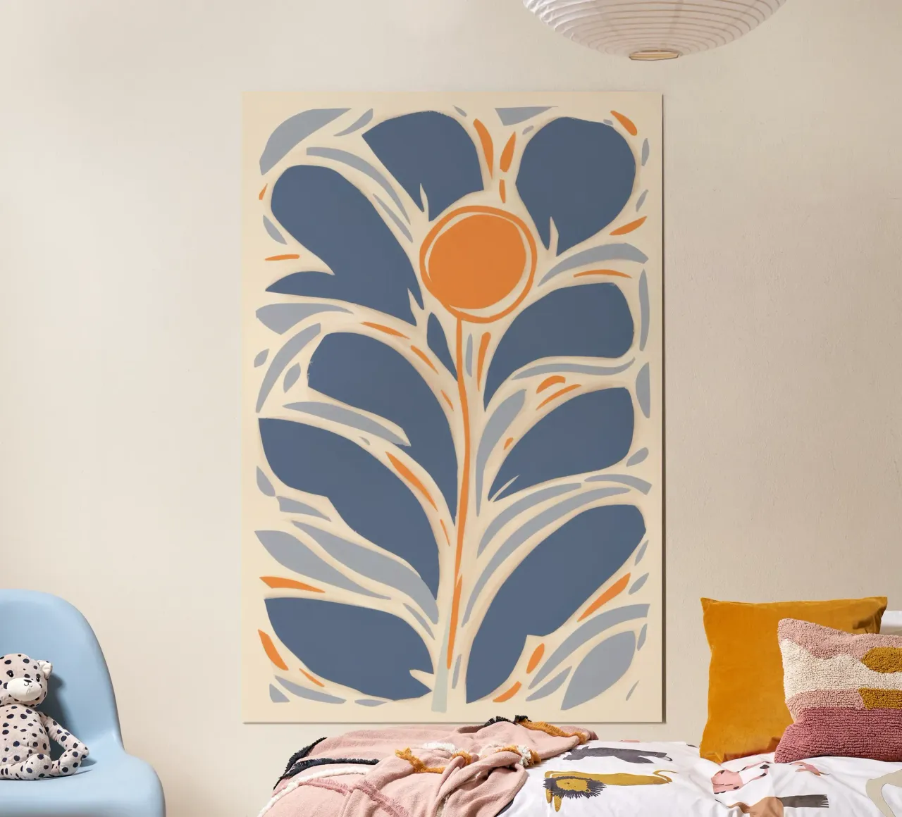 Fiore solare semplice poster da Mark Solaria