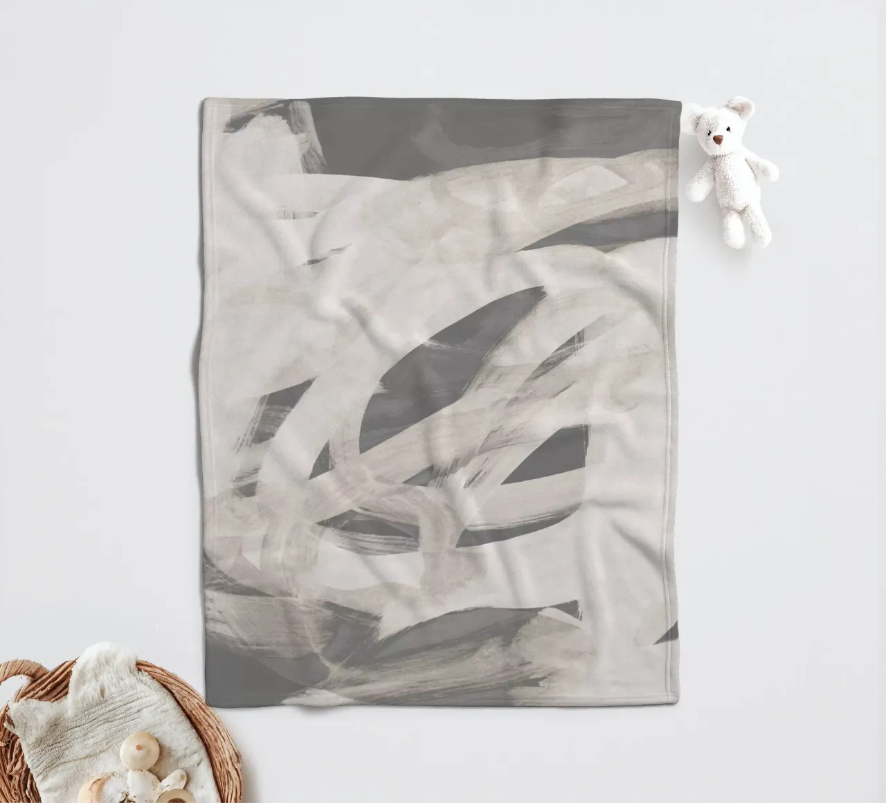 neutral softtones coperta in pile da IRIS LEHNHARDT FINE ART