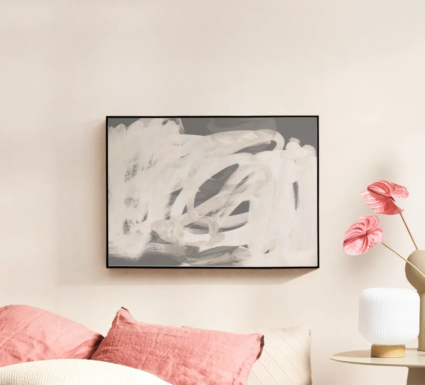 neutral softtones Acryl-Glas von IRIS LEHNHARDT FINE ART