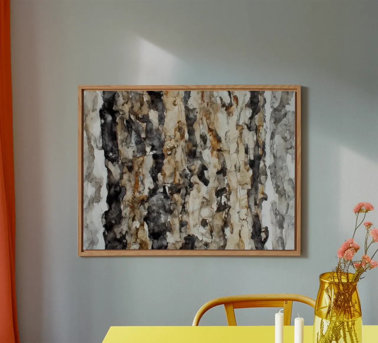 Bark & Pattern: Studies in Texture 1 Alu-Dibond von Luke Wilder Studio
