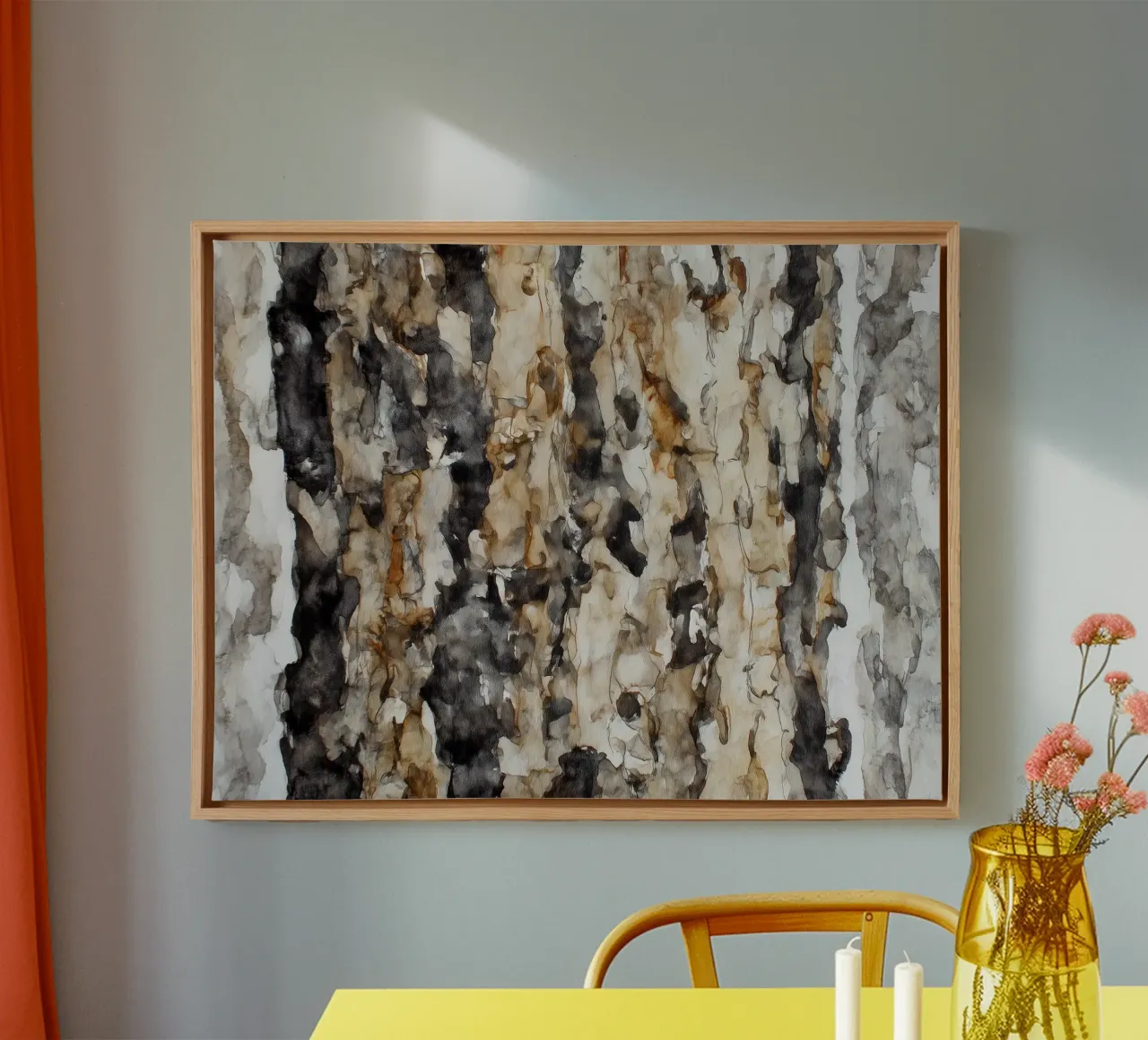 Bark & Pattern: Studies in Texture 1 canvas by Louise Wilder Studio