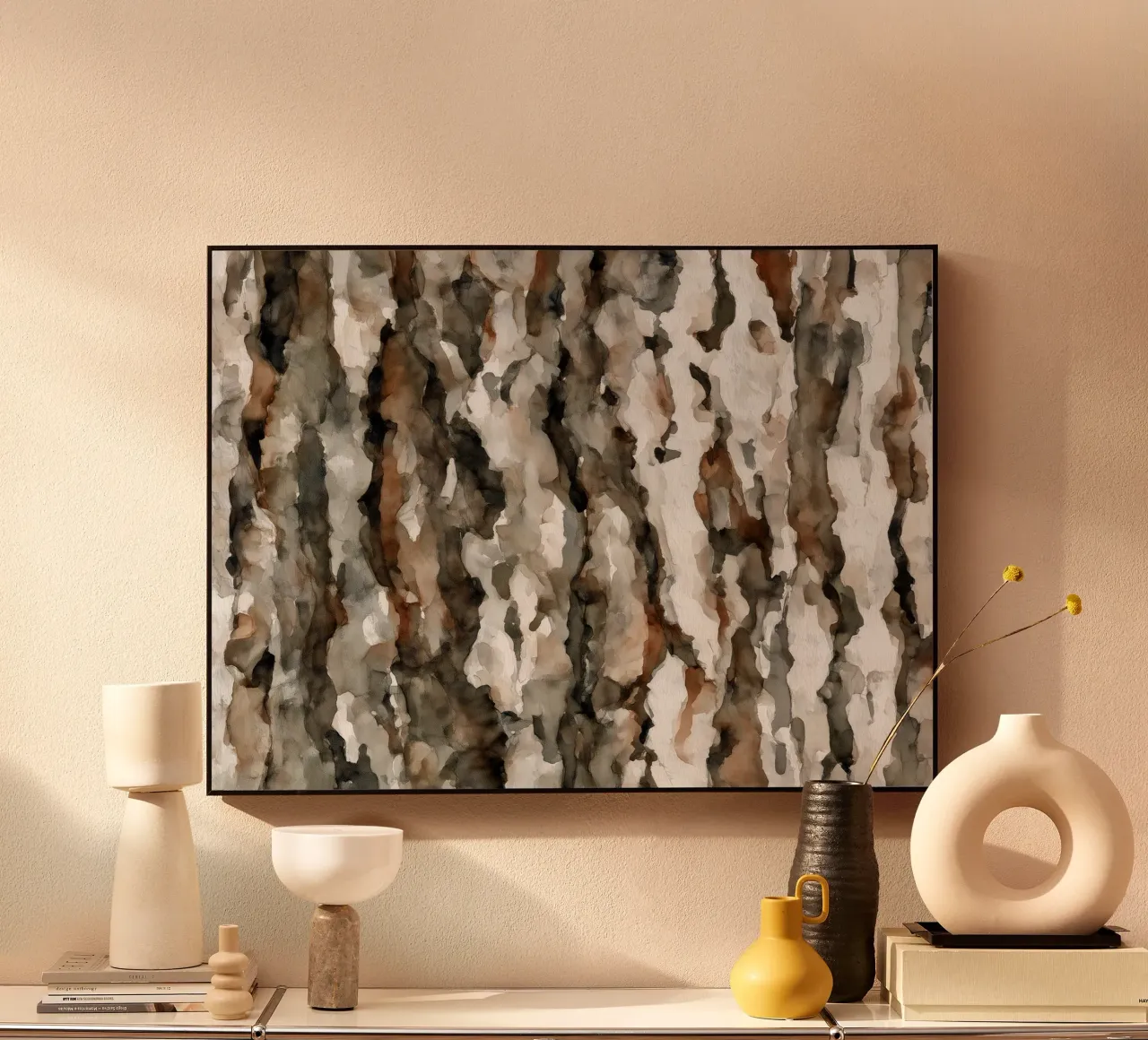 Bark & Pattern: Studies in Texture 3 Alu-Dibond von Louise Wilder Studio