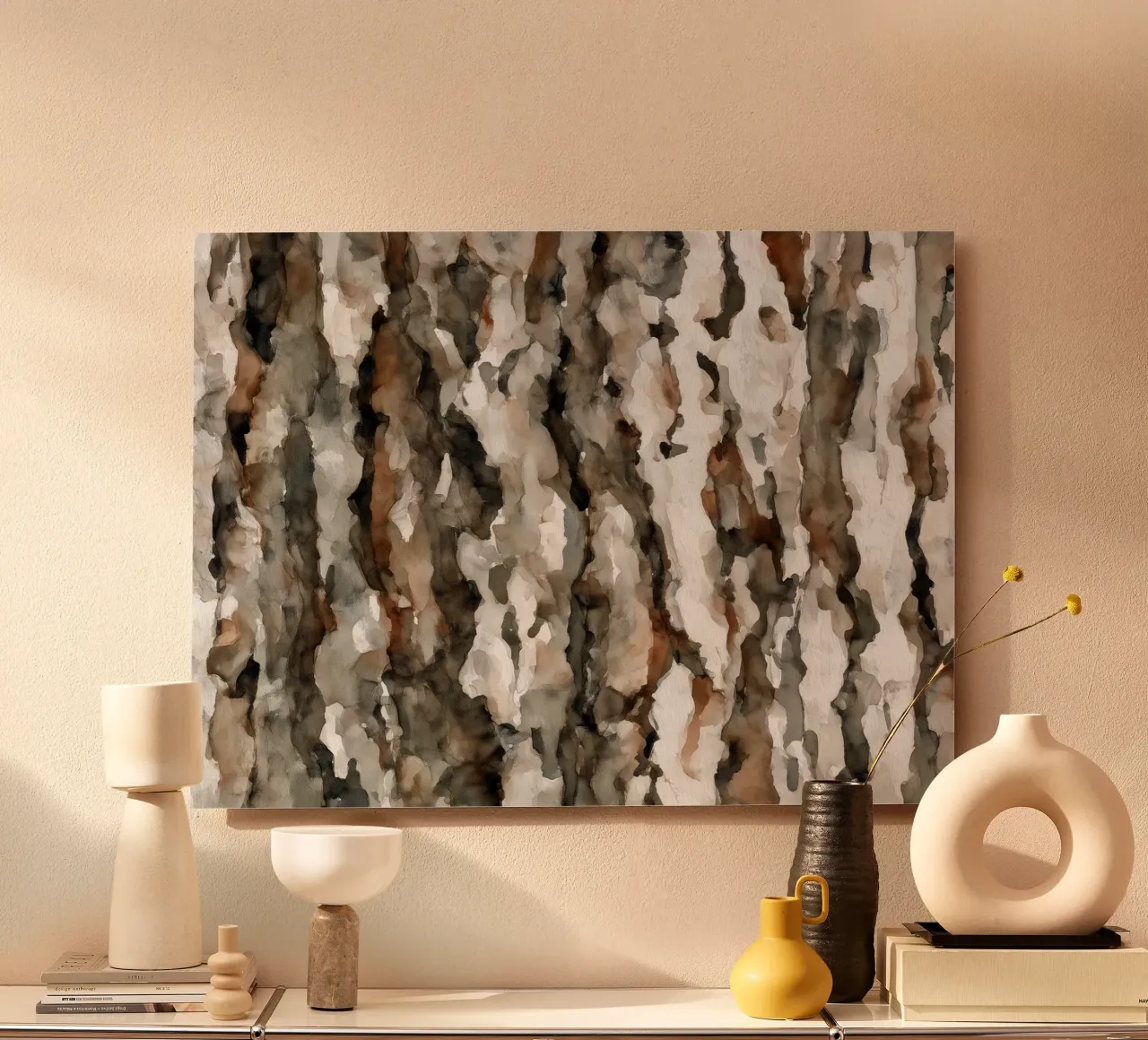 Bark & Pattern: Studies in Texture 3 Alu-Dibond von Louise Wilder Studio