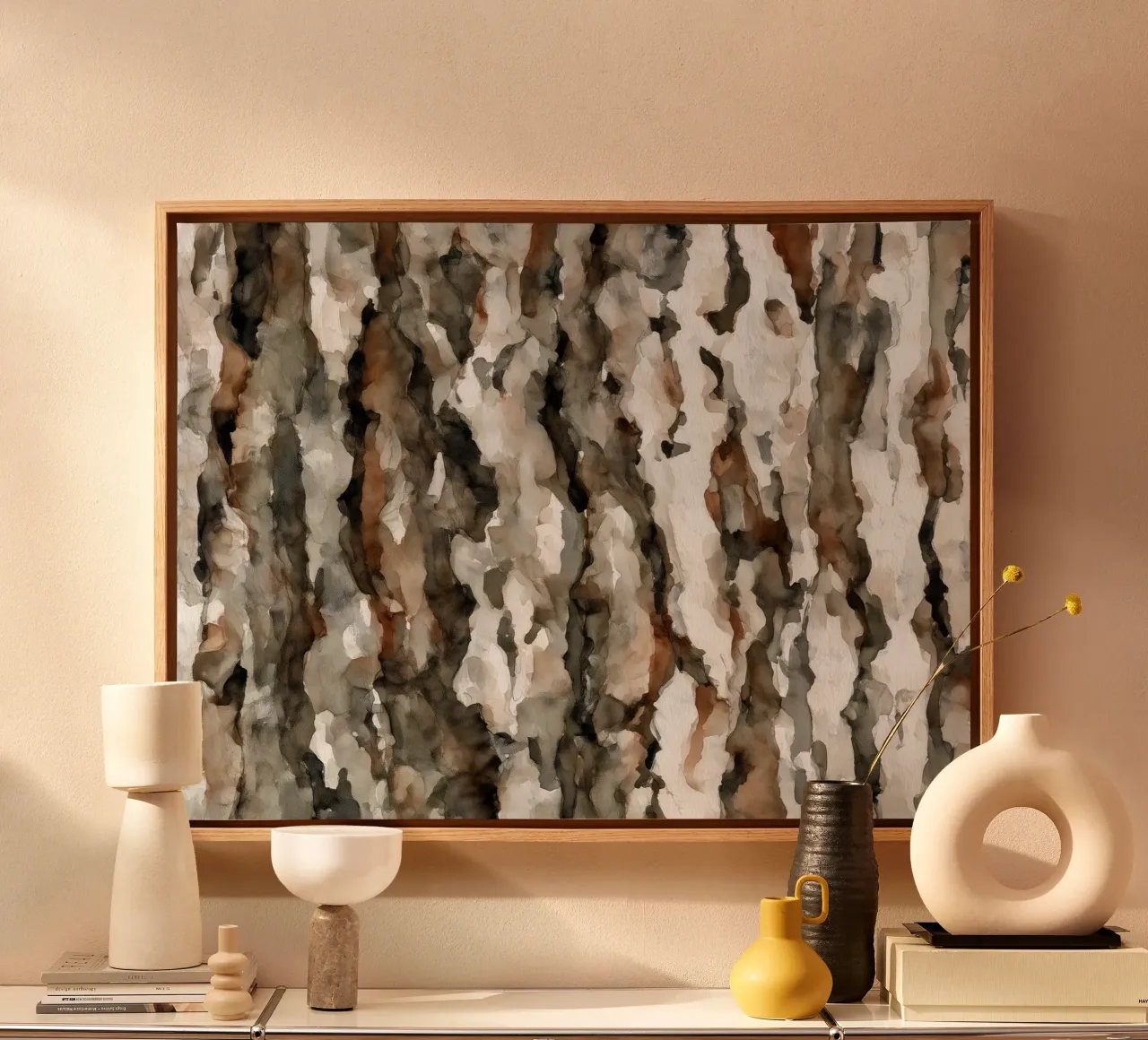 Bark & Pattern: Studies in Texture 3 Leinwand von Louise Wilder Studio