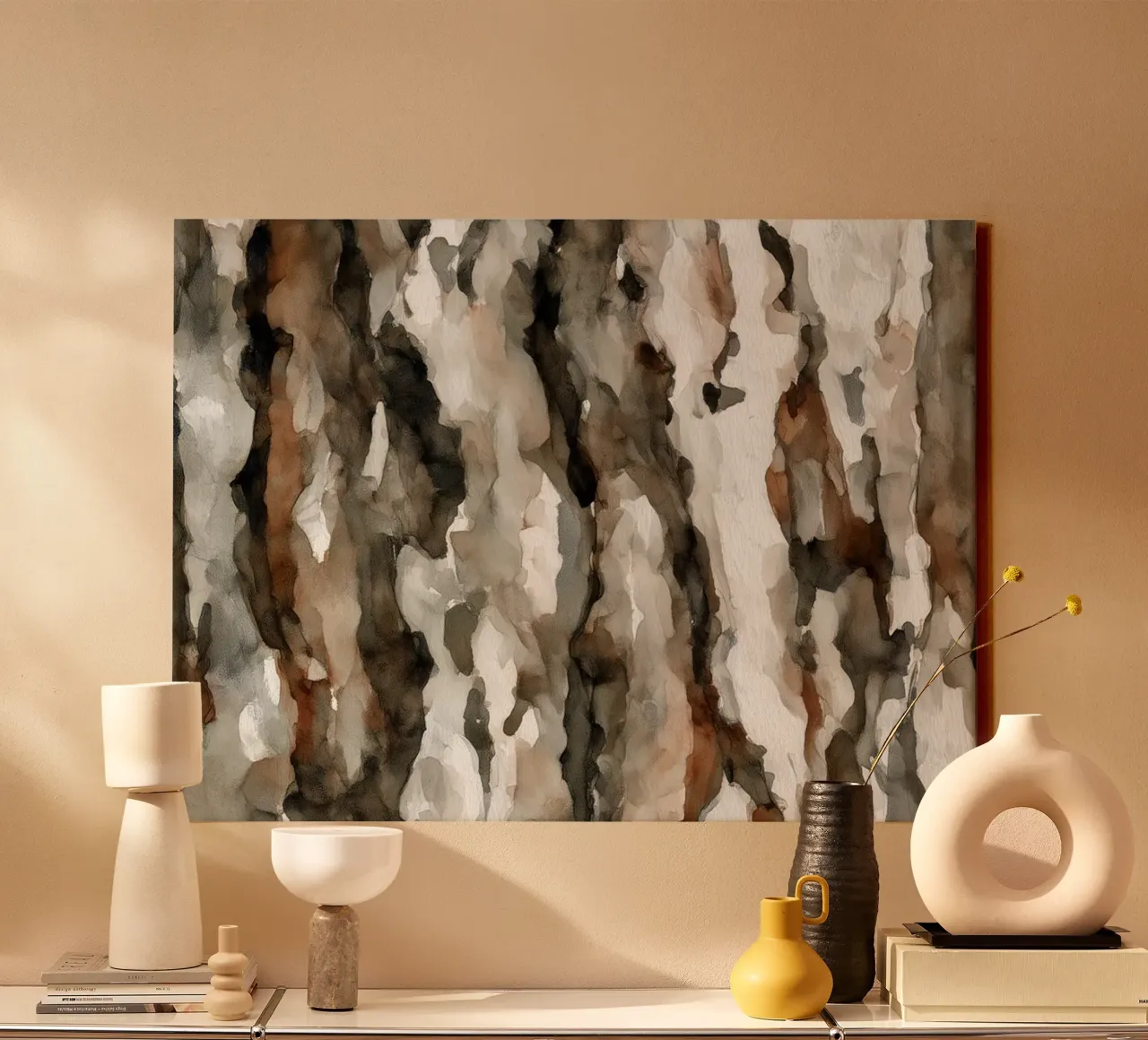 Bark & Pattern: Studies in Texture 3 Leinwand von Louise Wilder Studio